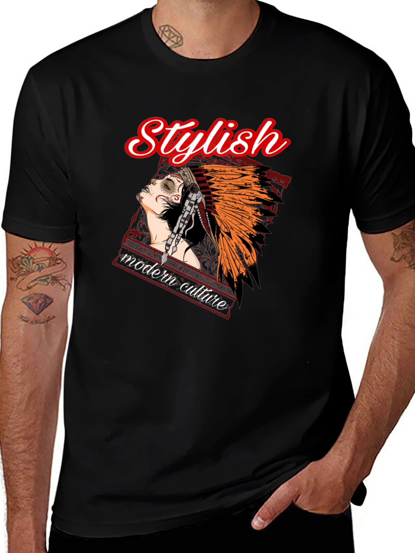 Stylish Modern Culture Graphic Tee