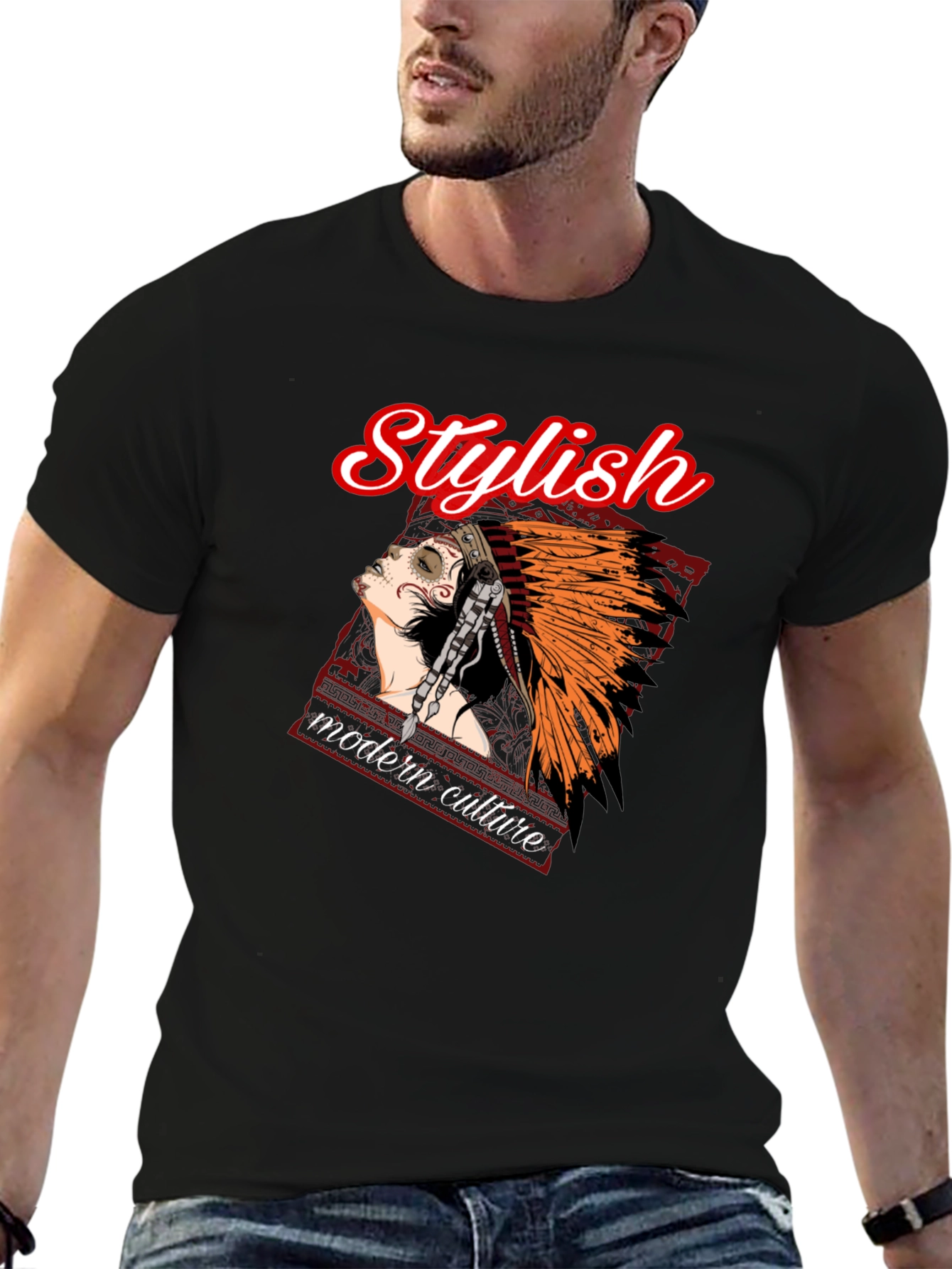 Stylish Modern Culture Graphic Tee