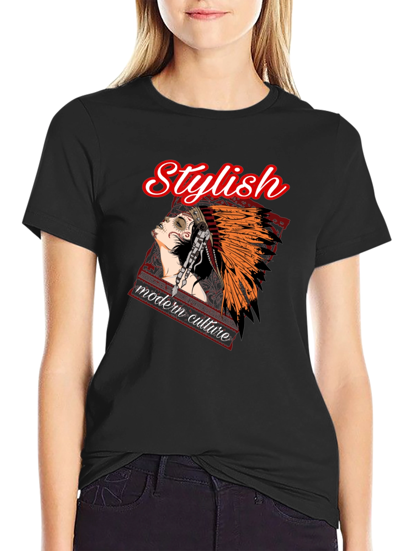 Stylish Modern Culture Graphic Tee