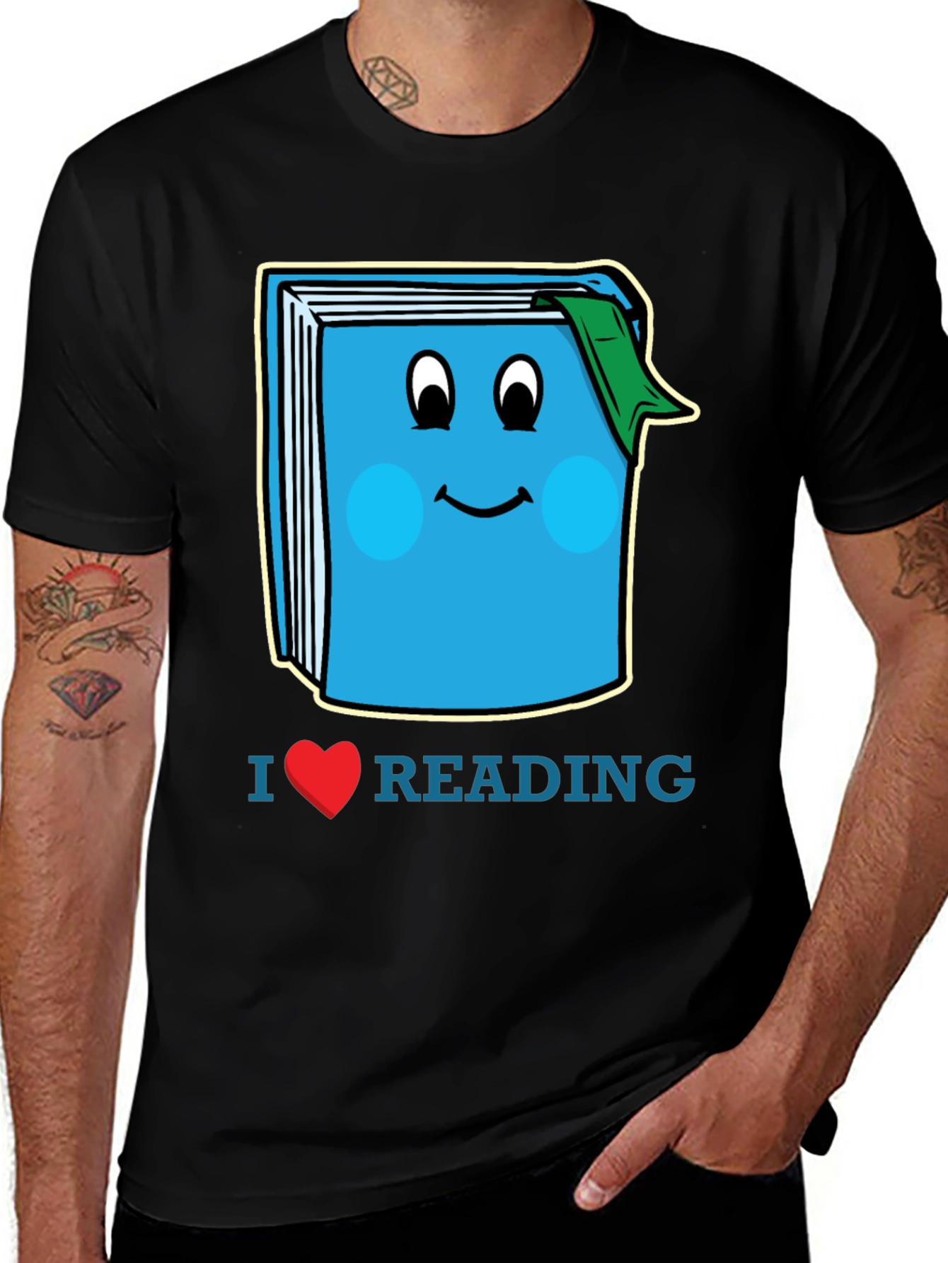 I Heart Reading Book T-Shirt