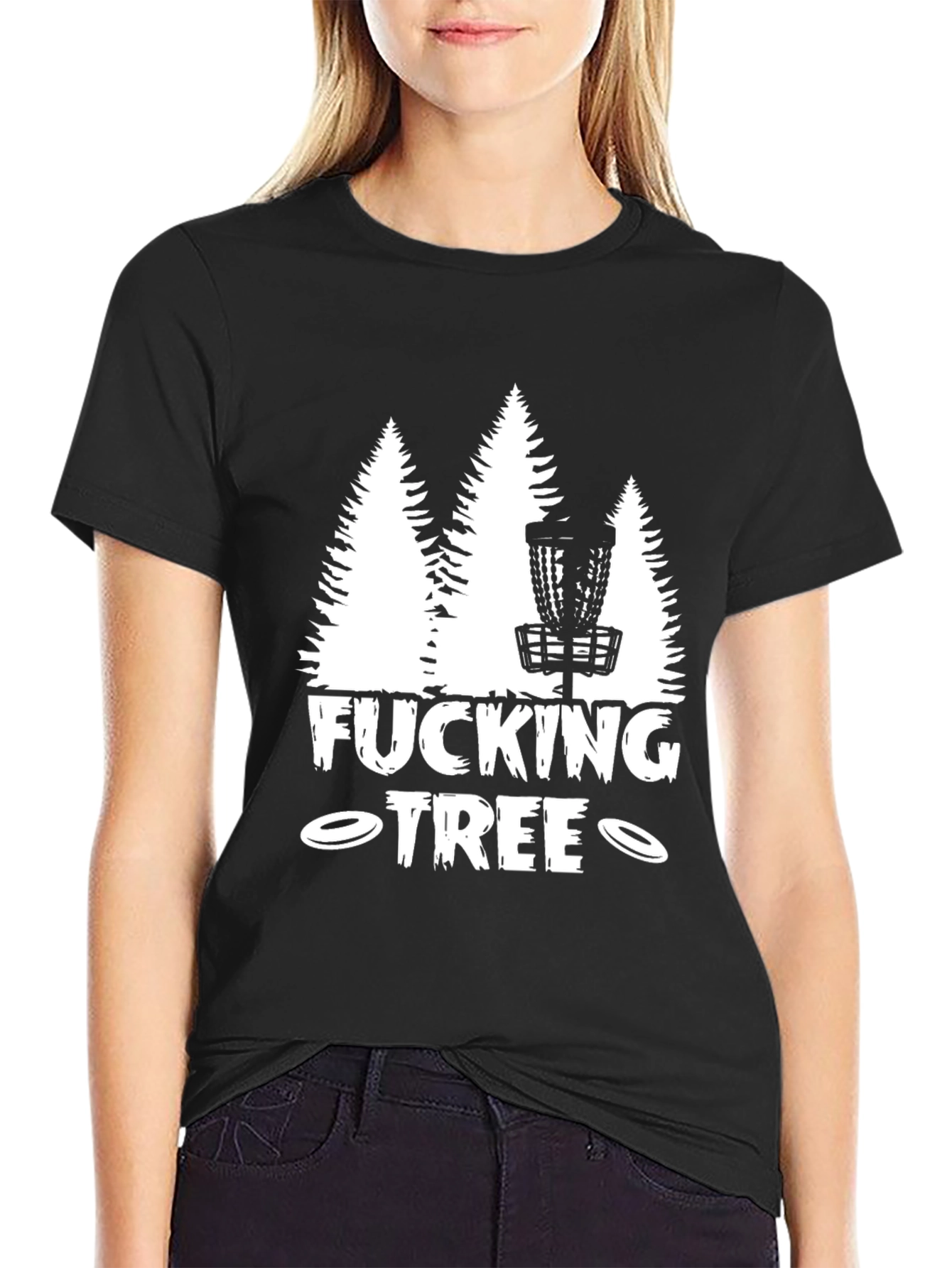 Funny Disc Golf Tree T-Shirt