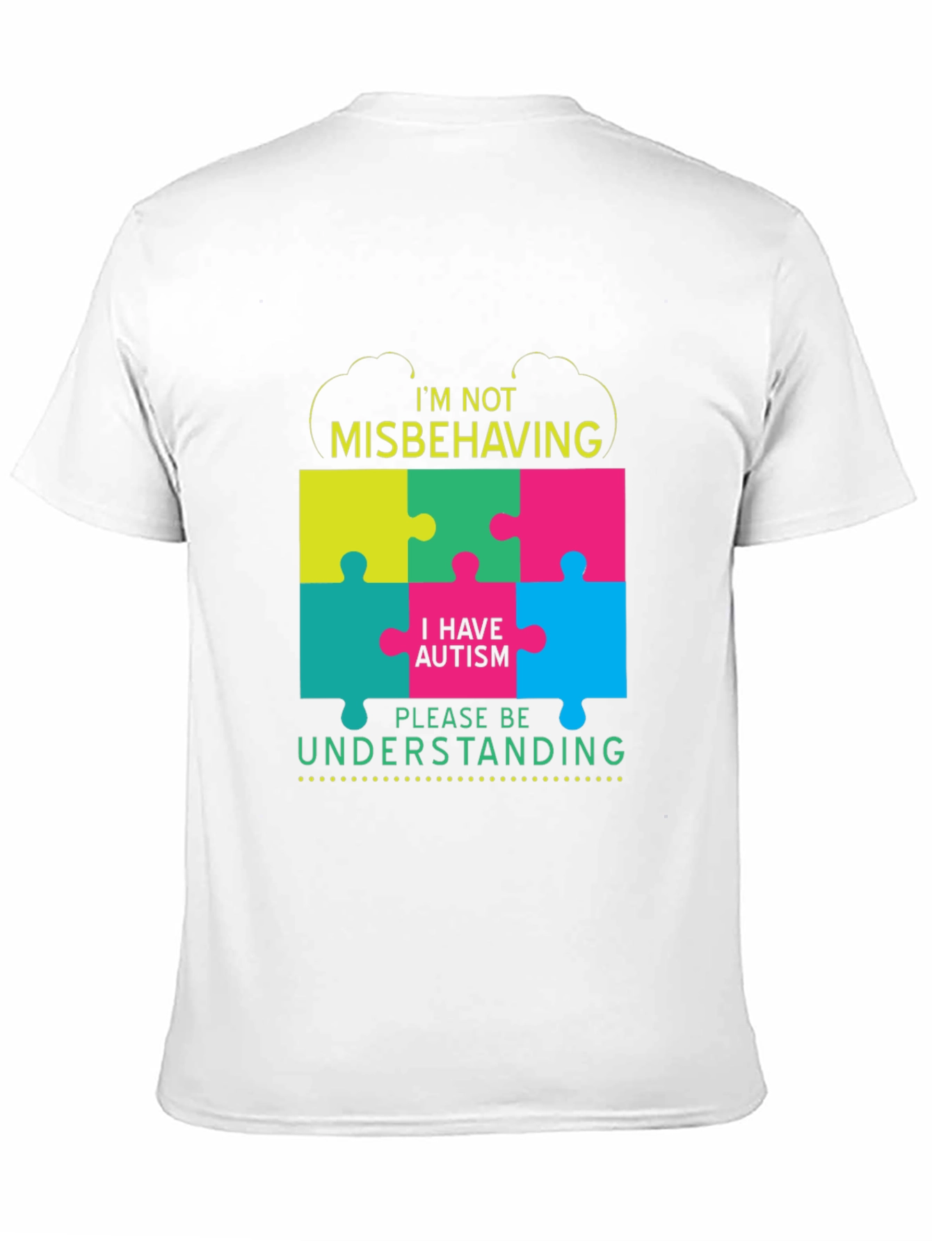 Autism Awareness T-Shirt - Im Not Misbehaving