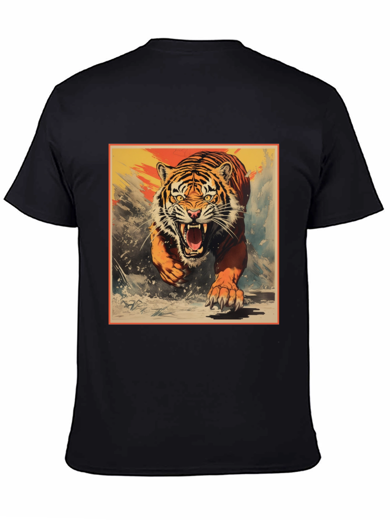 Roaring Tiger Graphic Tee - Bold Statement T-Shirt