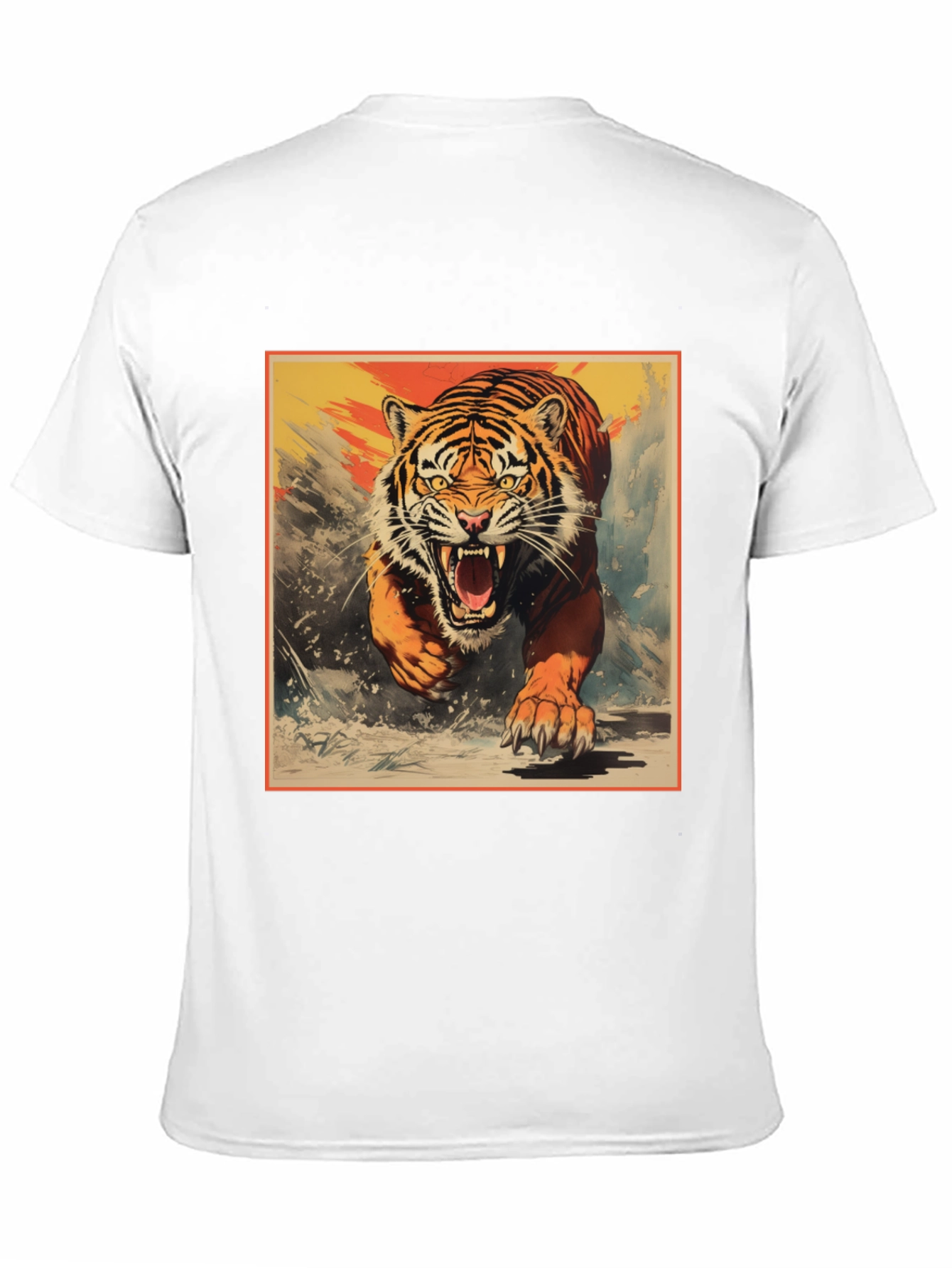 Roaring Tiger Graphic Tee - Bold Statement T-Shirt