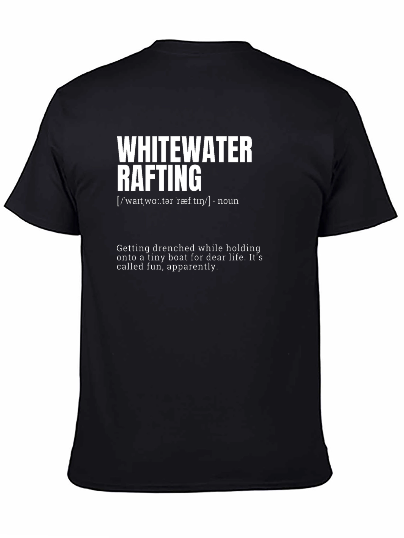 Whitewater Rafting Graphic T-Shirt - Funny Rafting Tee