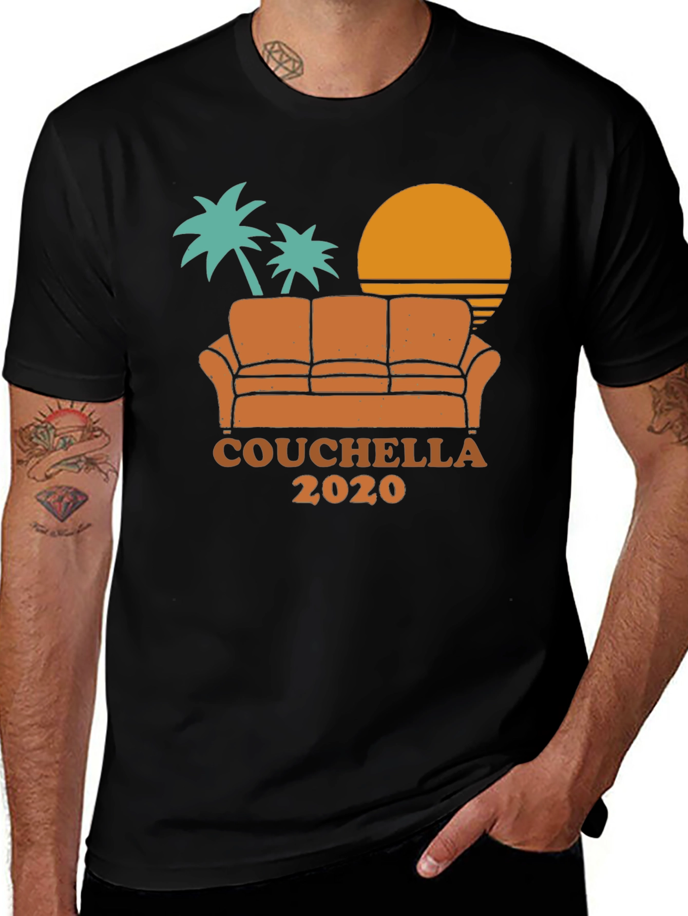 Couch-ella 2020 Mens Graphic Tee