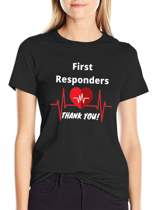 First Responders Thank You Graphic Tee