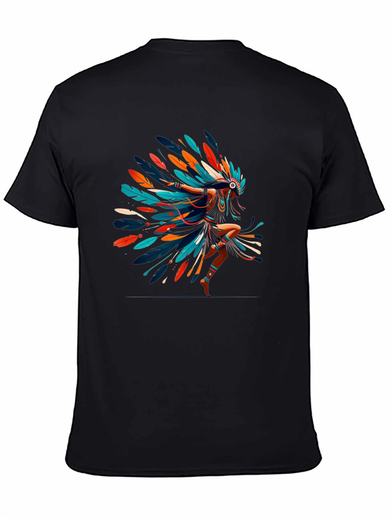 Feather Headdress Graphic T-Shirt