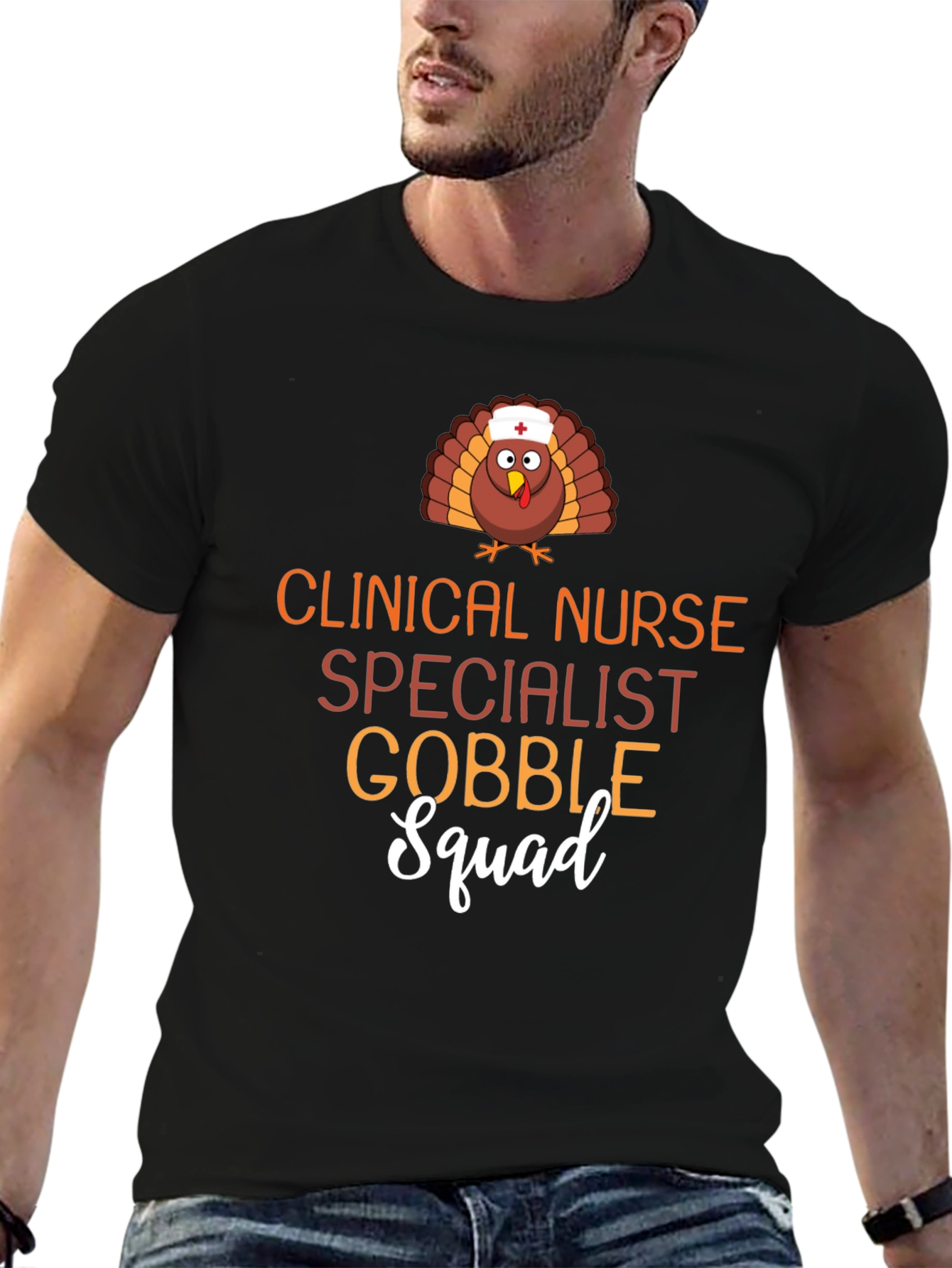 Clinical Nurse Specialist Gobble Squad Thanksgiving T-Shirt