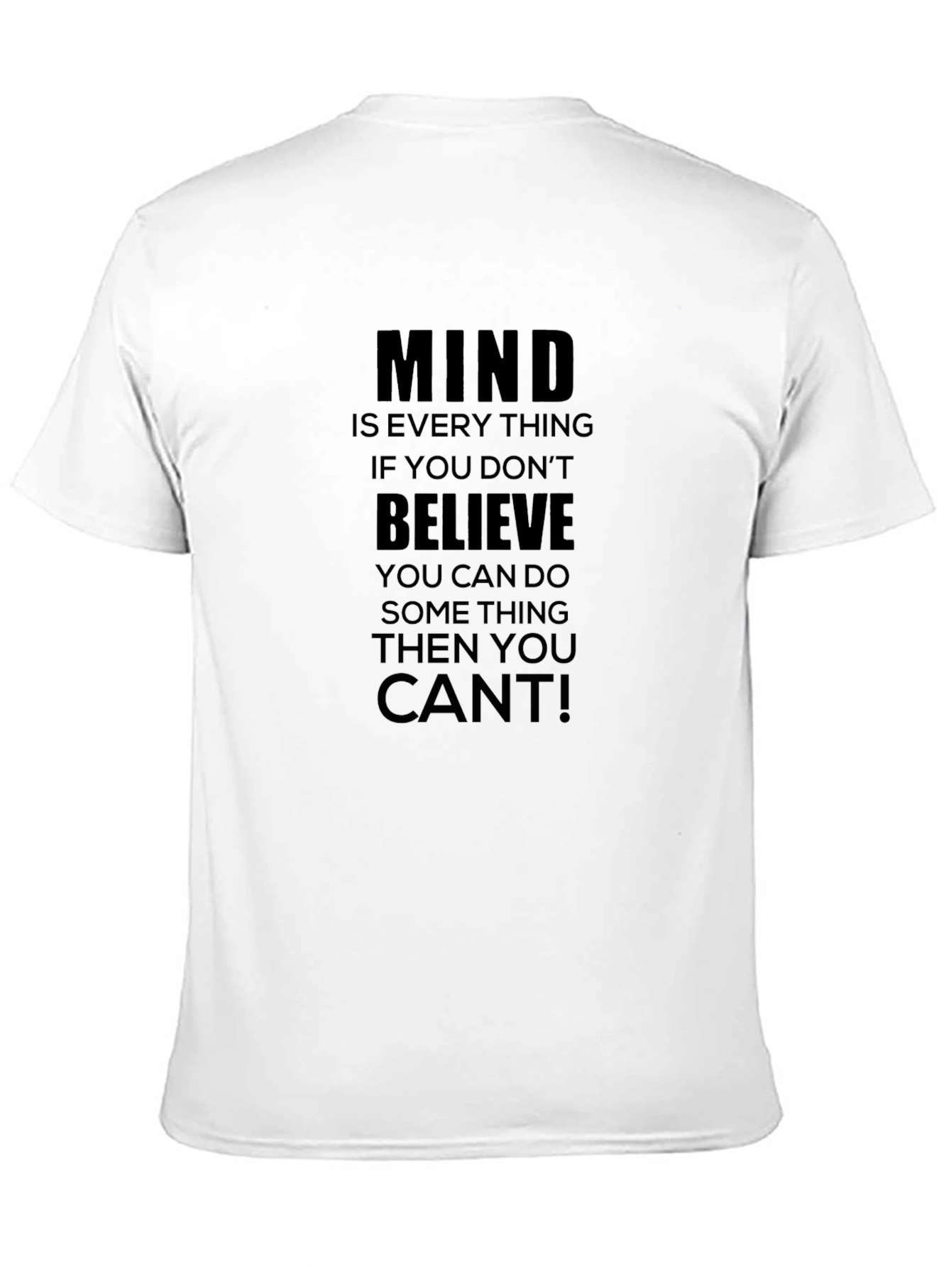 Motivational Mindset T-Shirt - Believe You Can