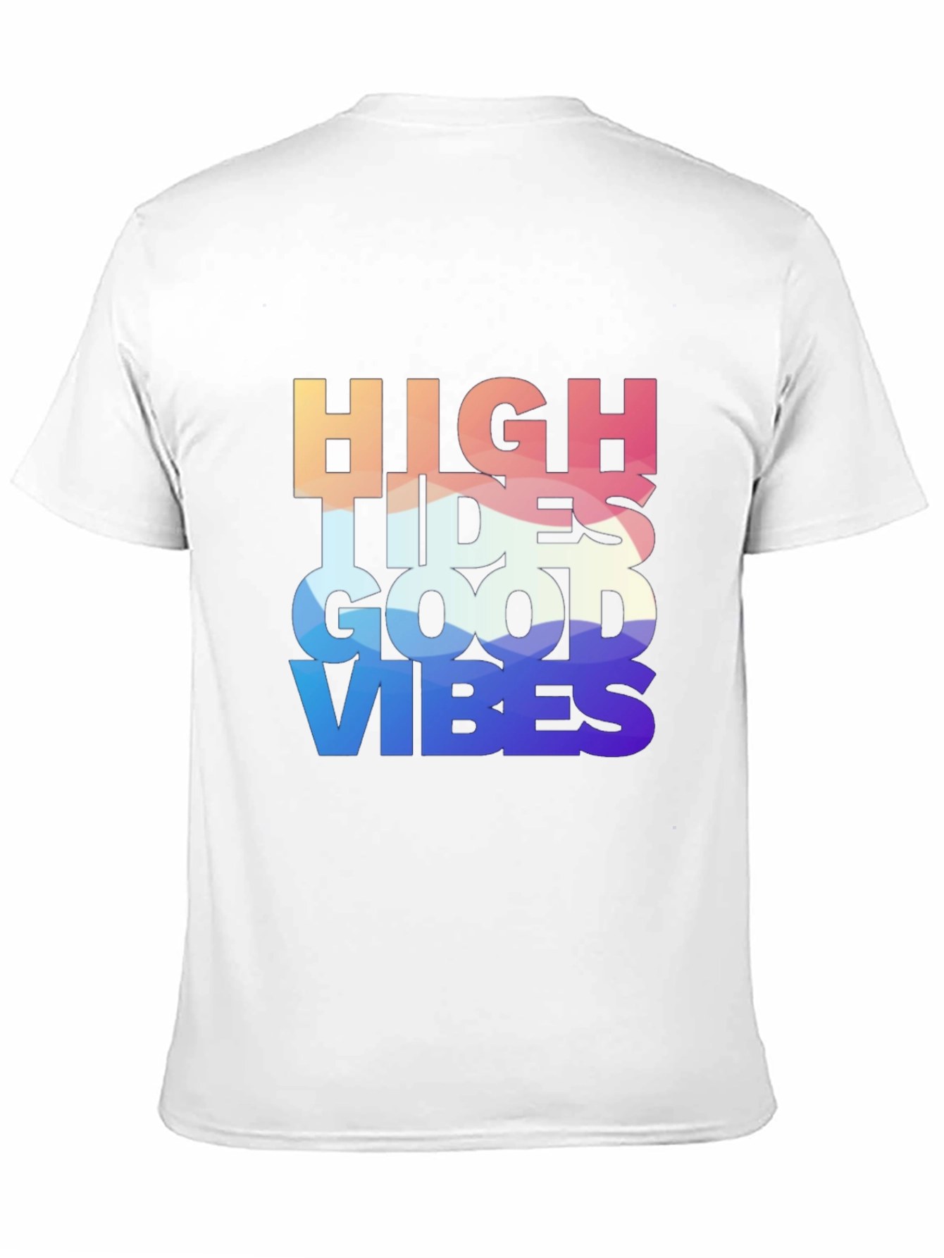 High Tides Good Vibes Graphic Tee - Black