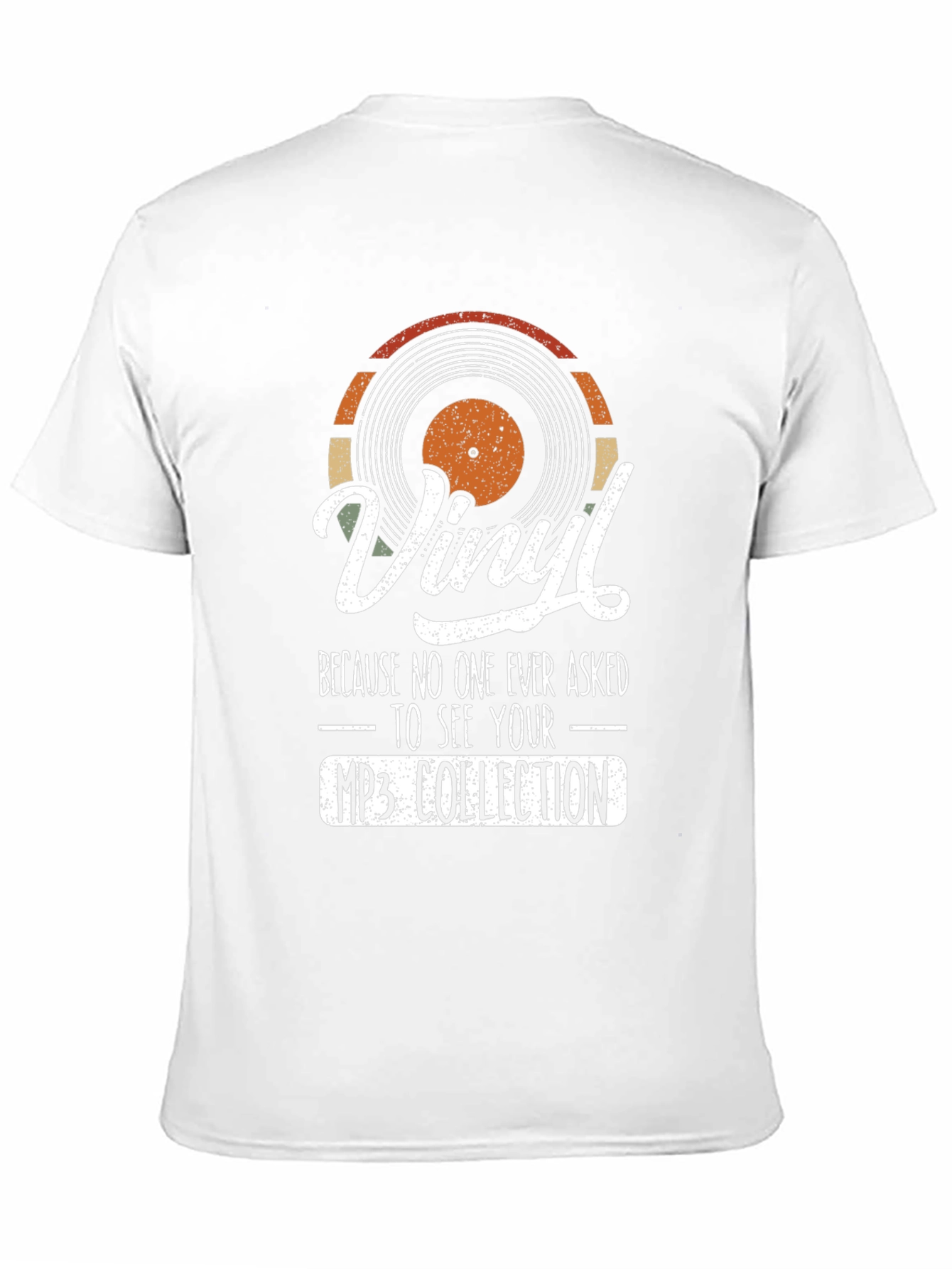 Vinyl Record MP3 Collection Graphic Tee