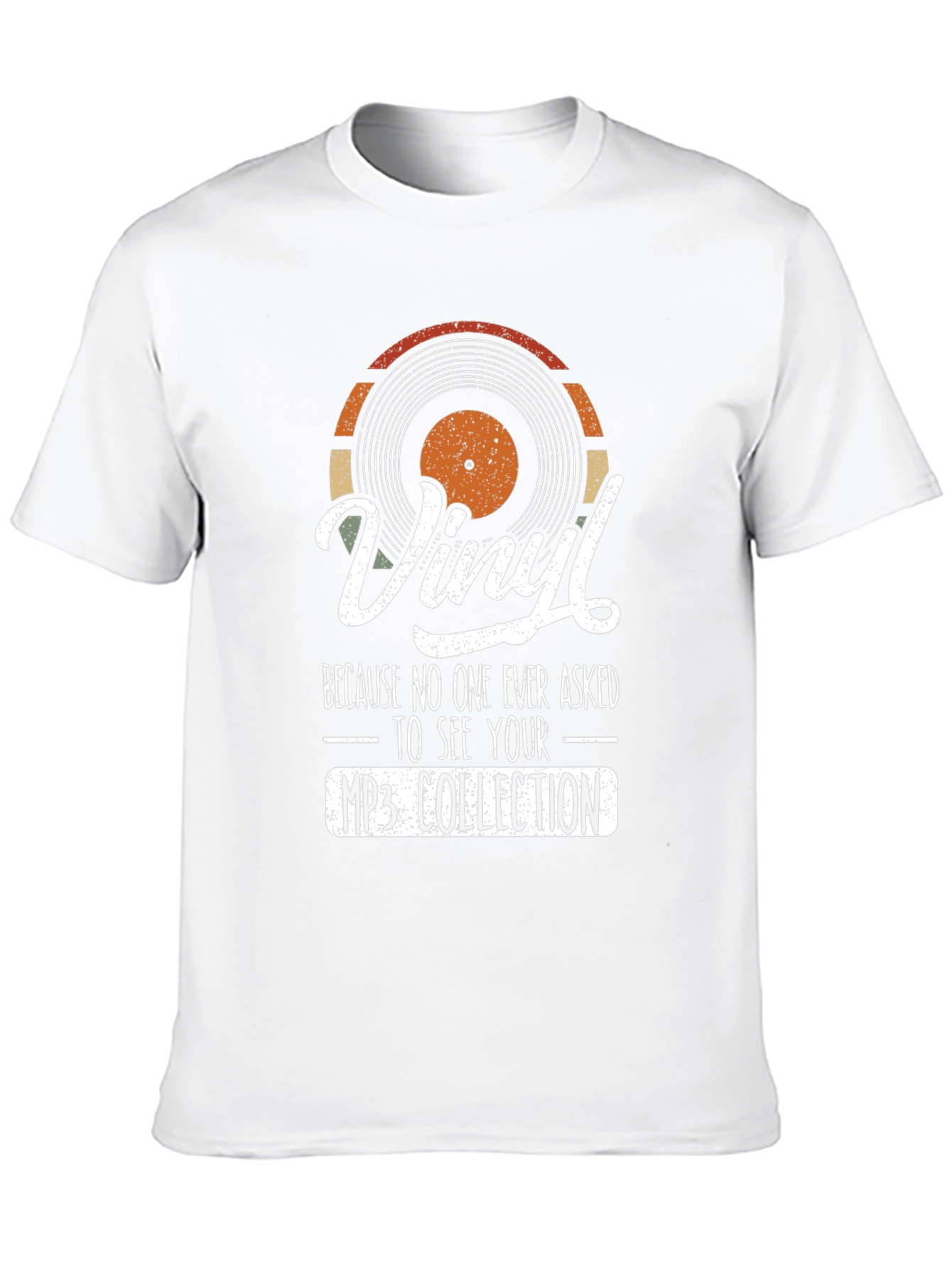 Vinyl Record MP3 Collection Graphic Tee