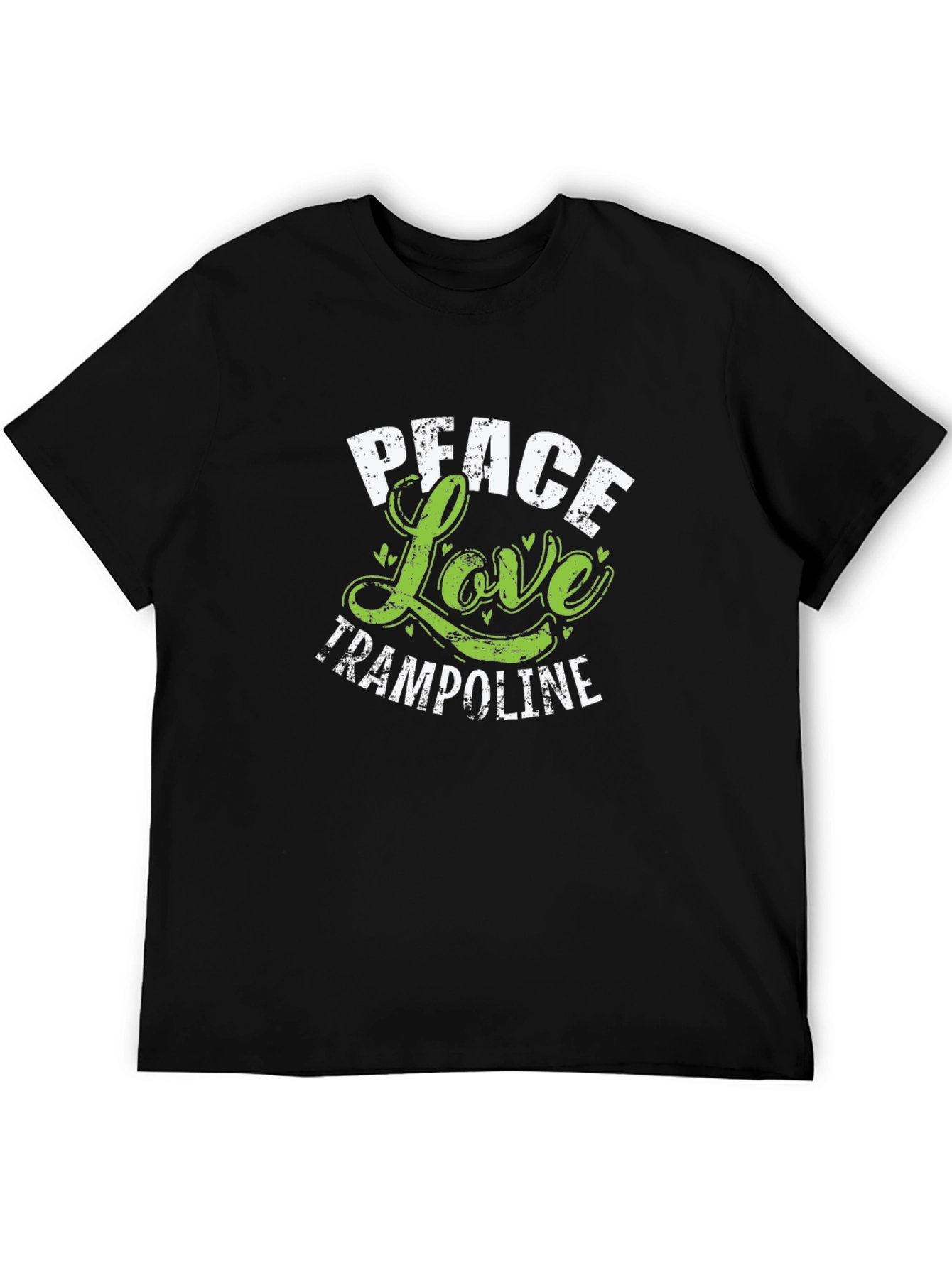 Peace Love Trampoline T-Shirt - Fun Sportswear
