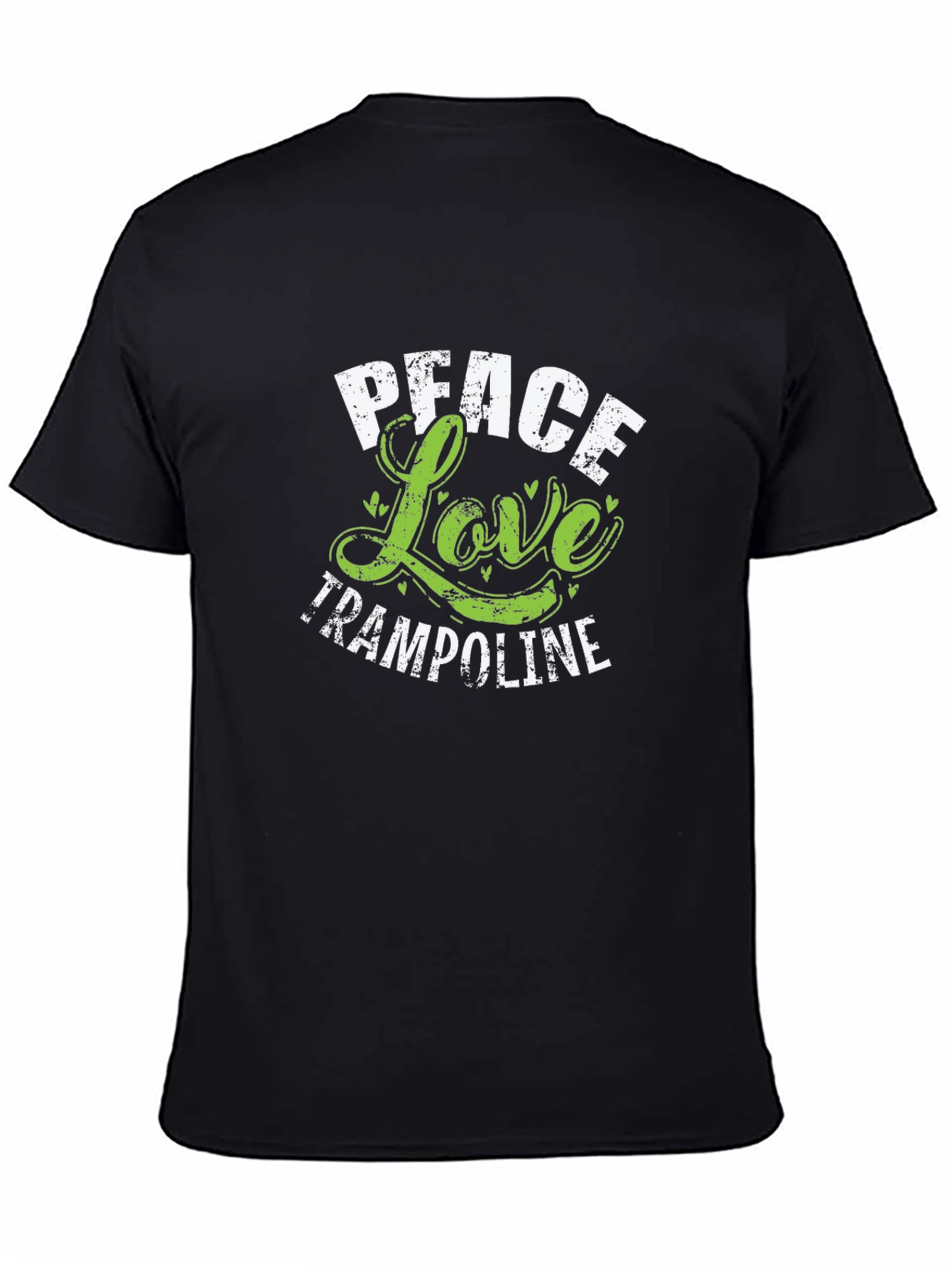 Peace Love Trampoline T-Shirt - Fun Sportswear