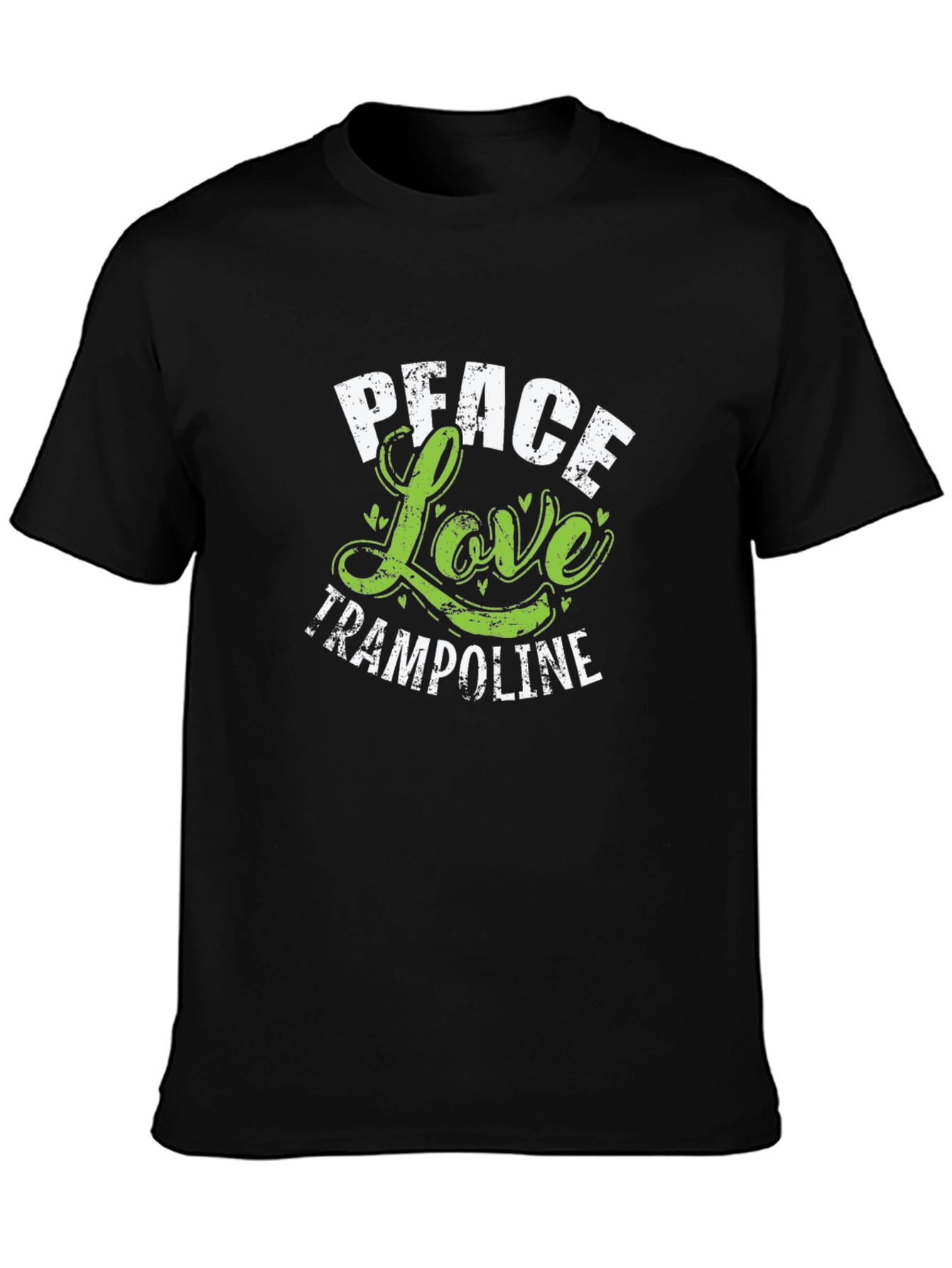 Peace Love Trampoline T-Shirt - Fun Sportswear