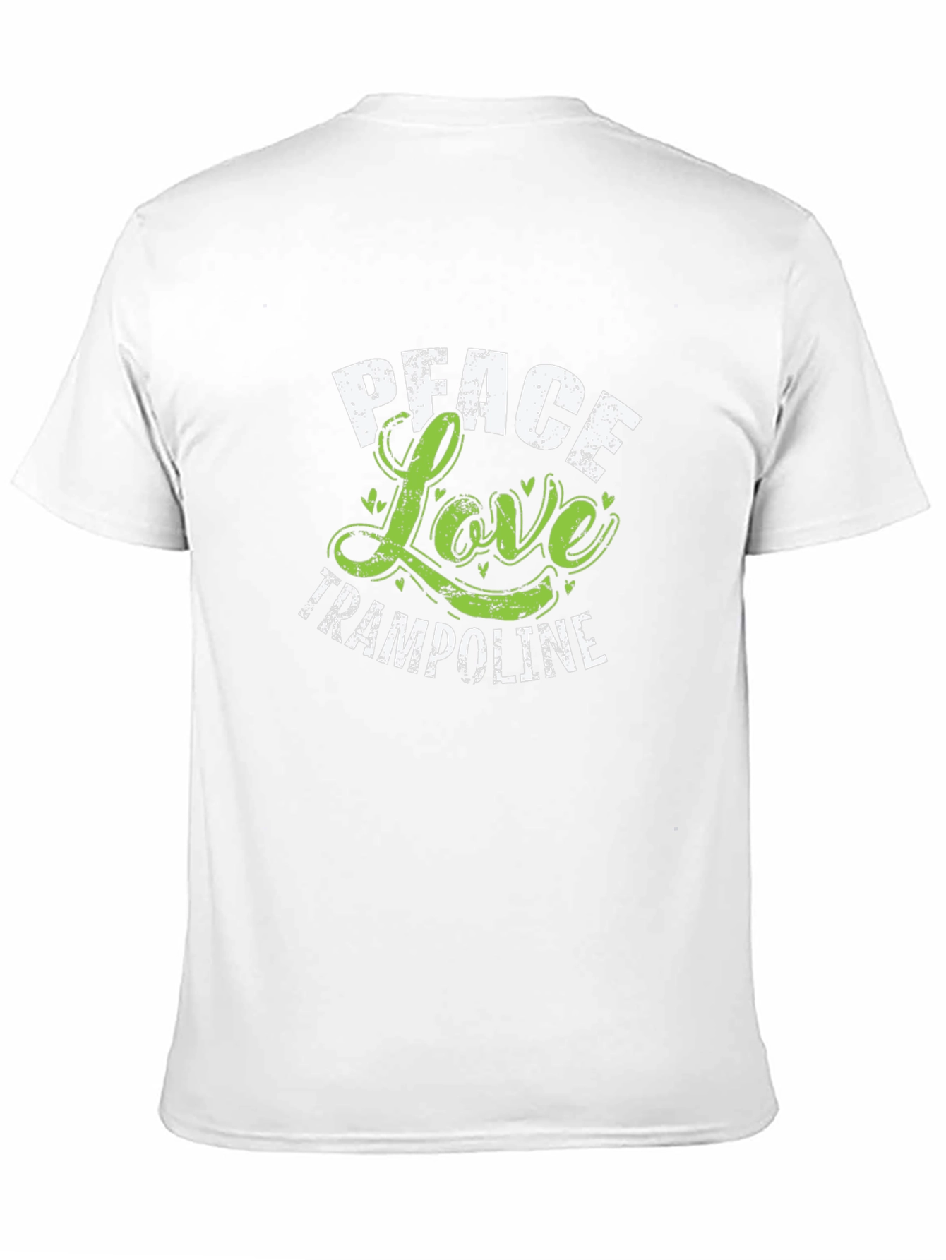 Peace Love Trampoline T-Shirt - Fun Sportswear