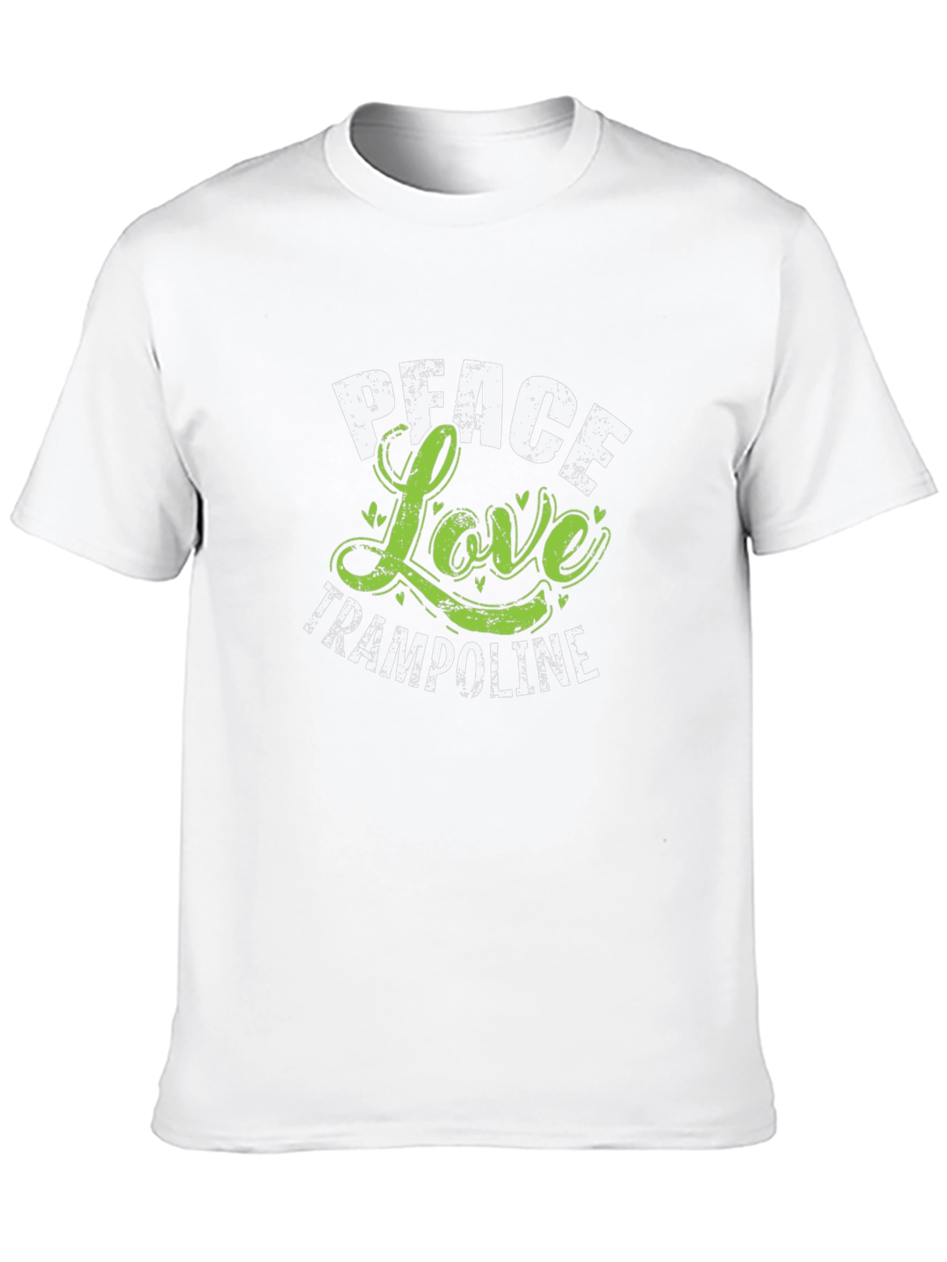 Peace Love Trampoline T-Shirt - Fun Sportswear
