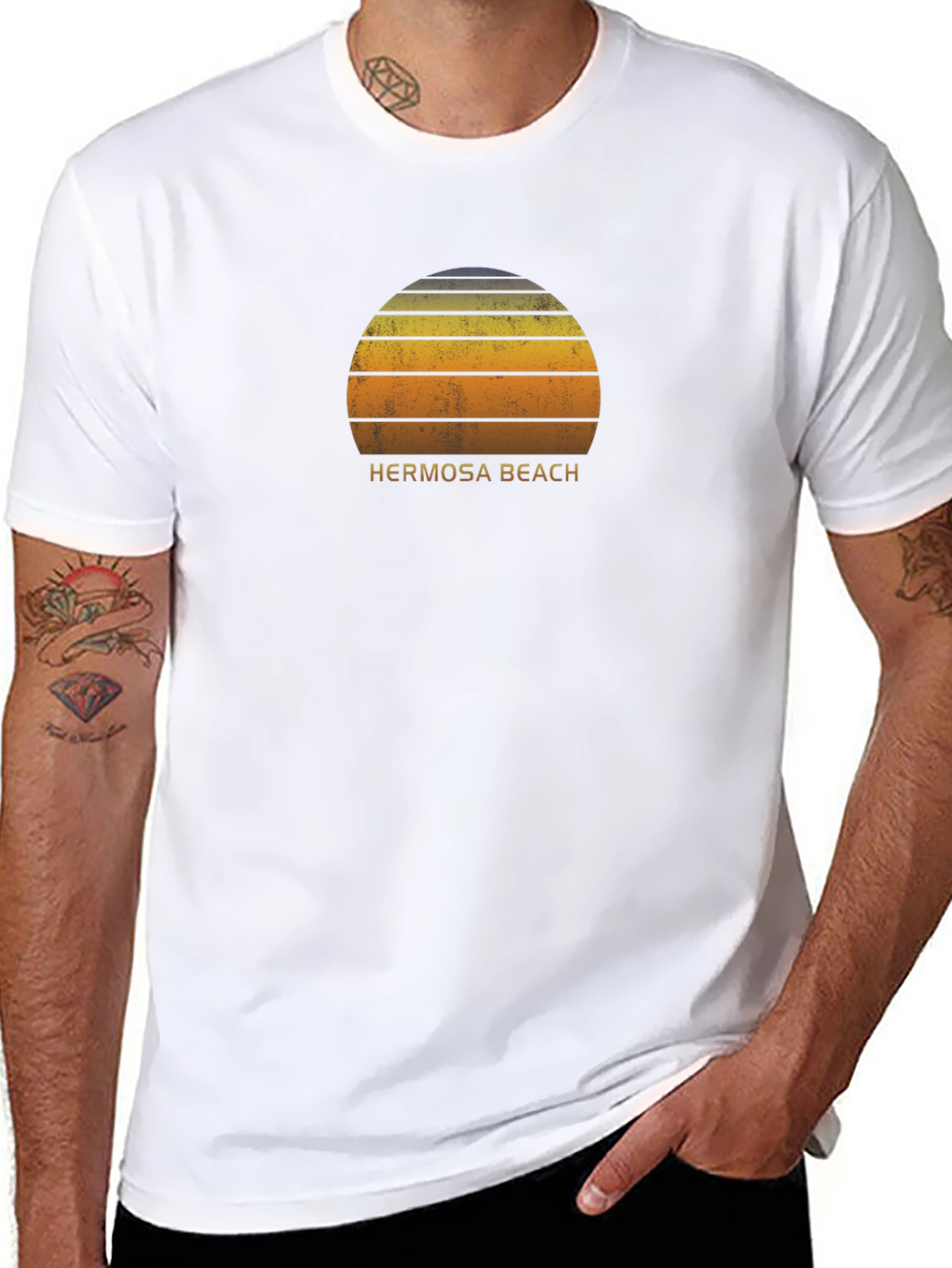 Hermosa Beach Sunset Graphic Tee