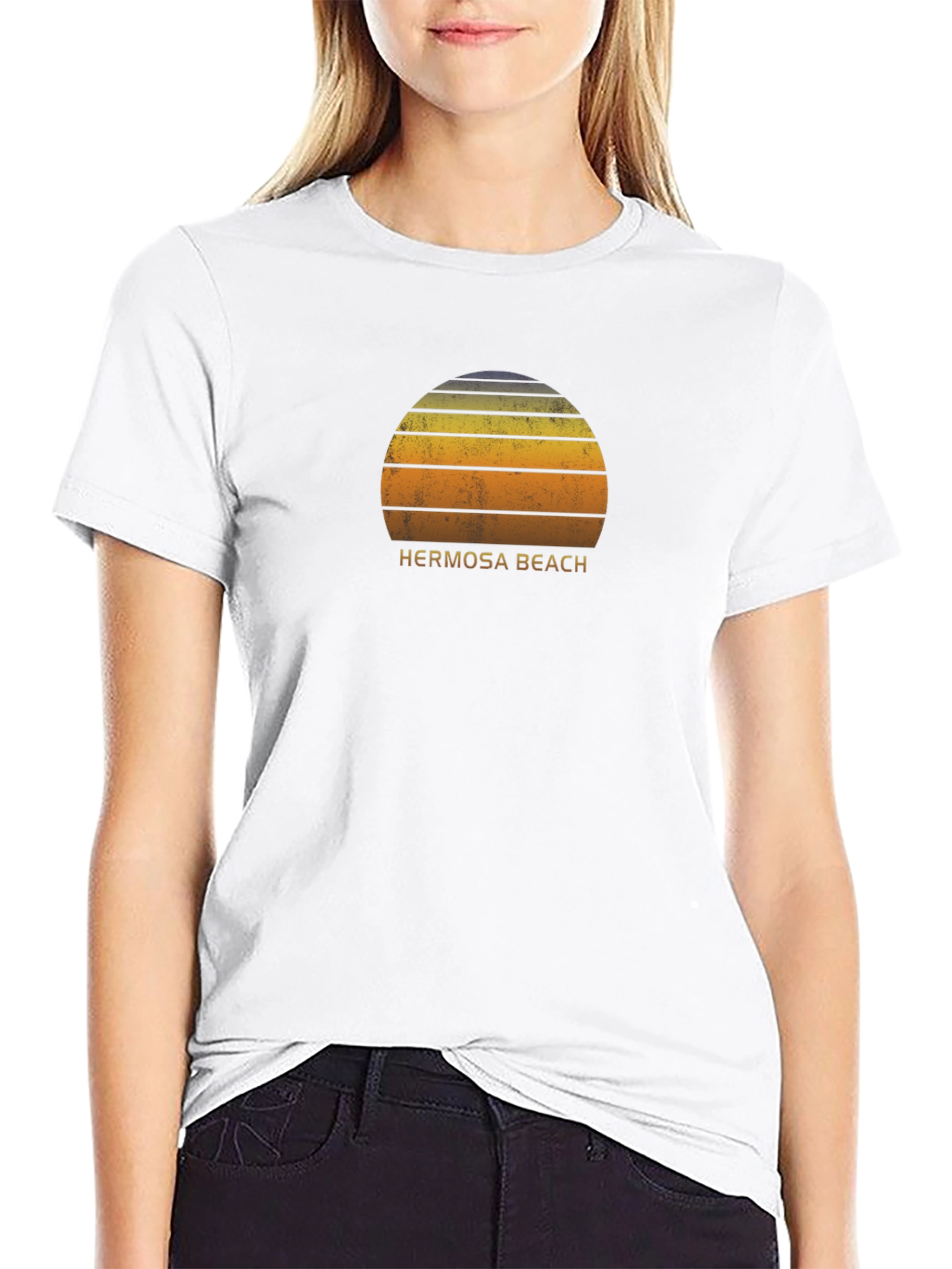 Hermosa Beach Sunset Graphic Tee