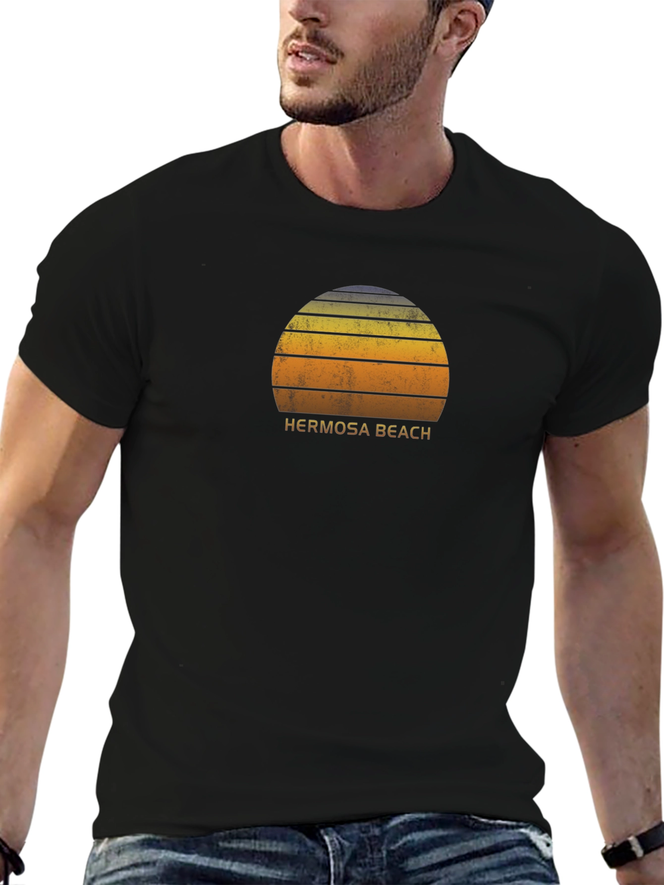 Hermosa Beach Sunset Graphic Tee