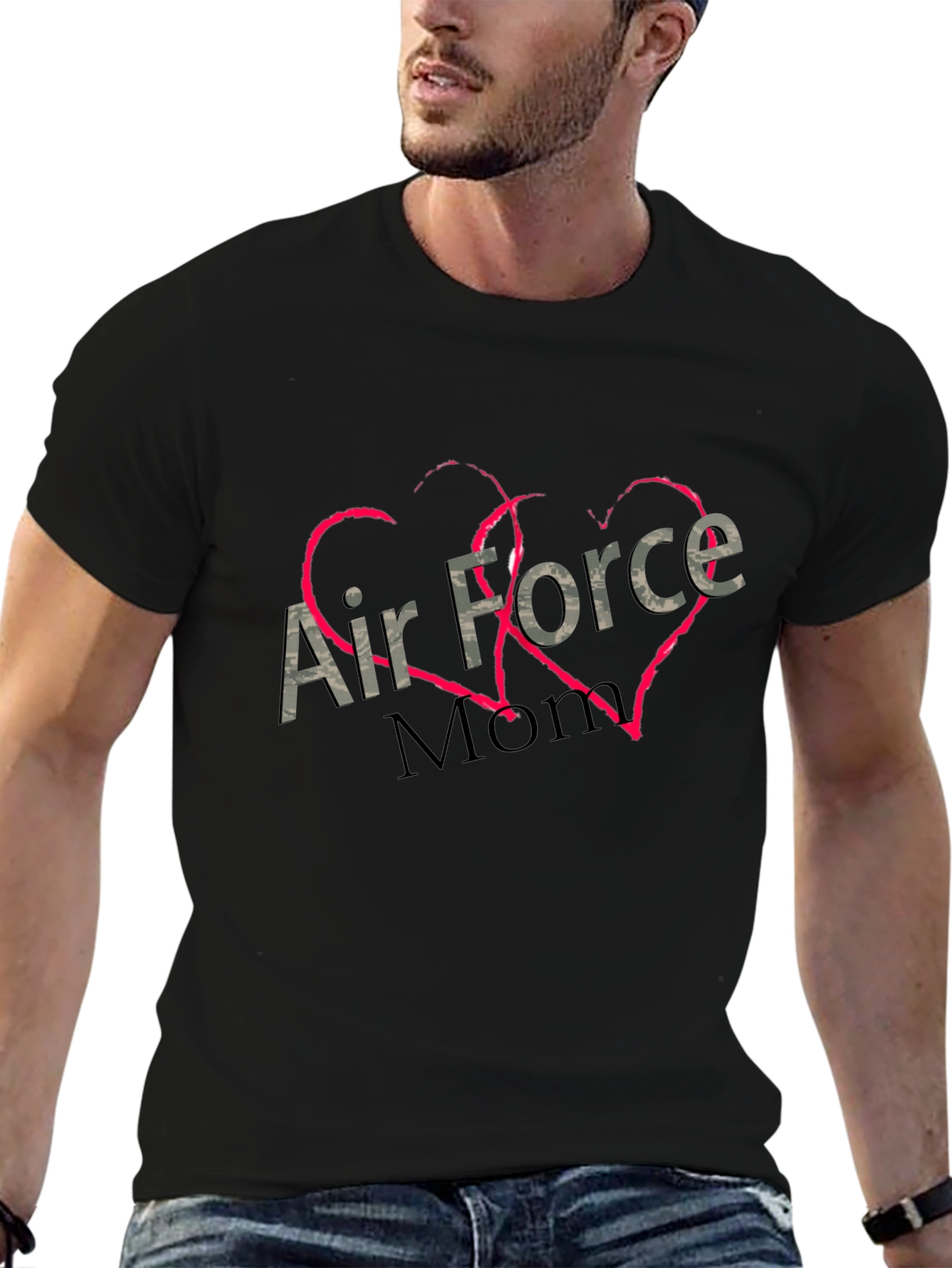Air Force Mom Heart T-Shirt