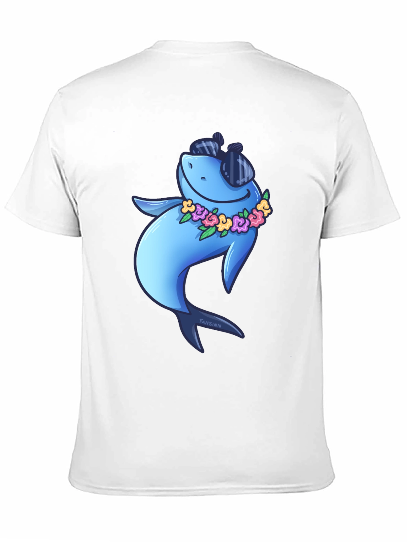 Cool Shark Graphic Tee - Black Cotton T-Shirt