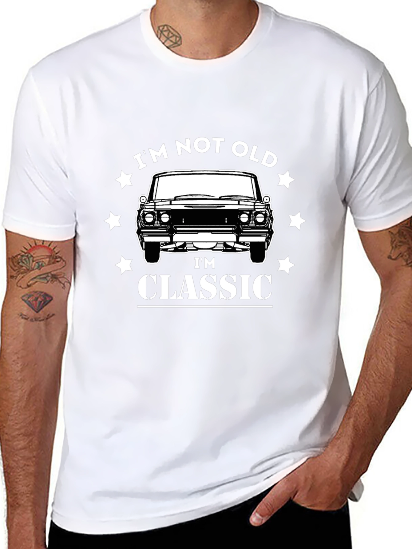 Im Not Old Im Classic Car Graphic T-Shirt