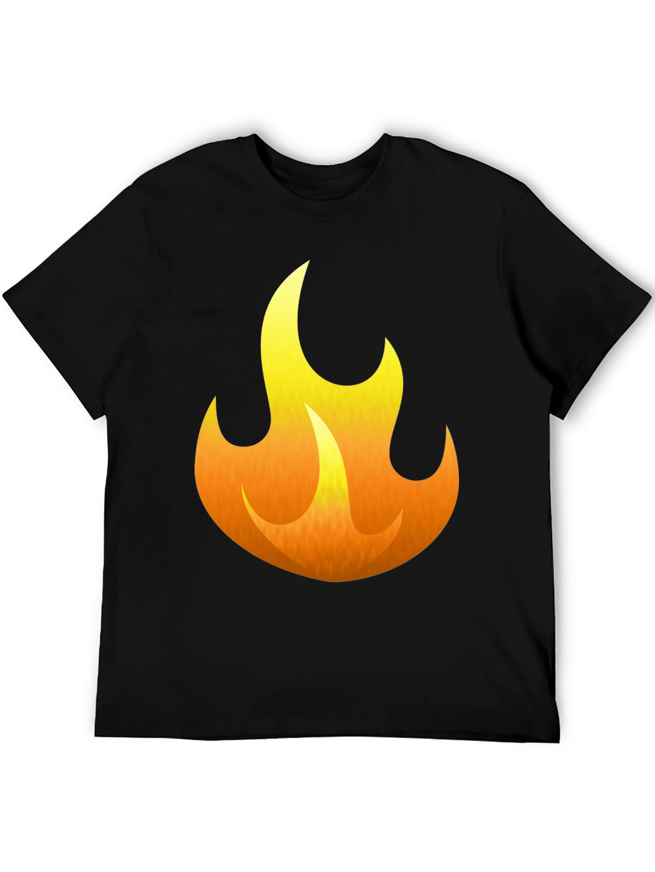 Flaming Hot Graphic Tee - Black