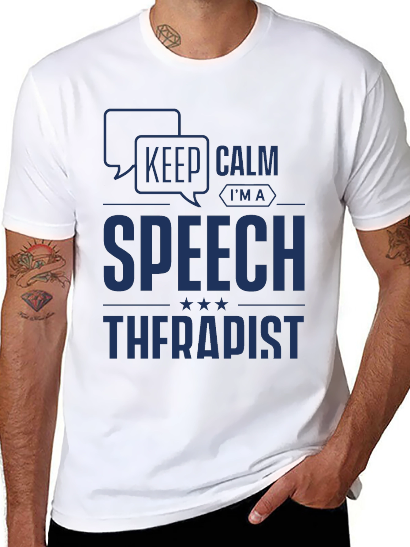 Keep Calm Im a Speech Therapist T-Shirt