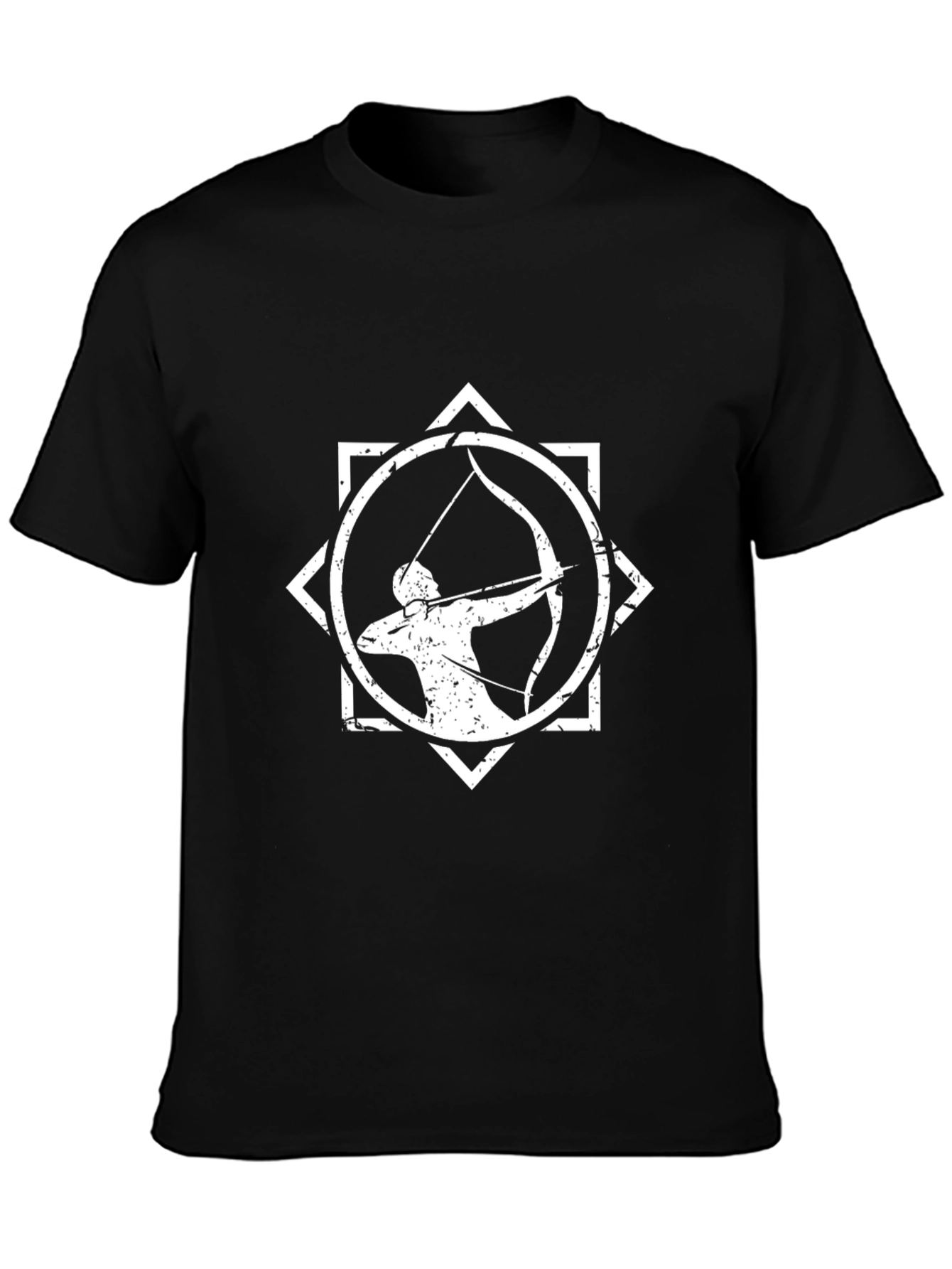 Archer Graphic T-Shirt - Distressed Design