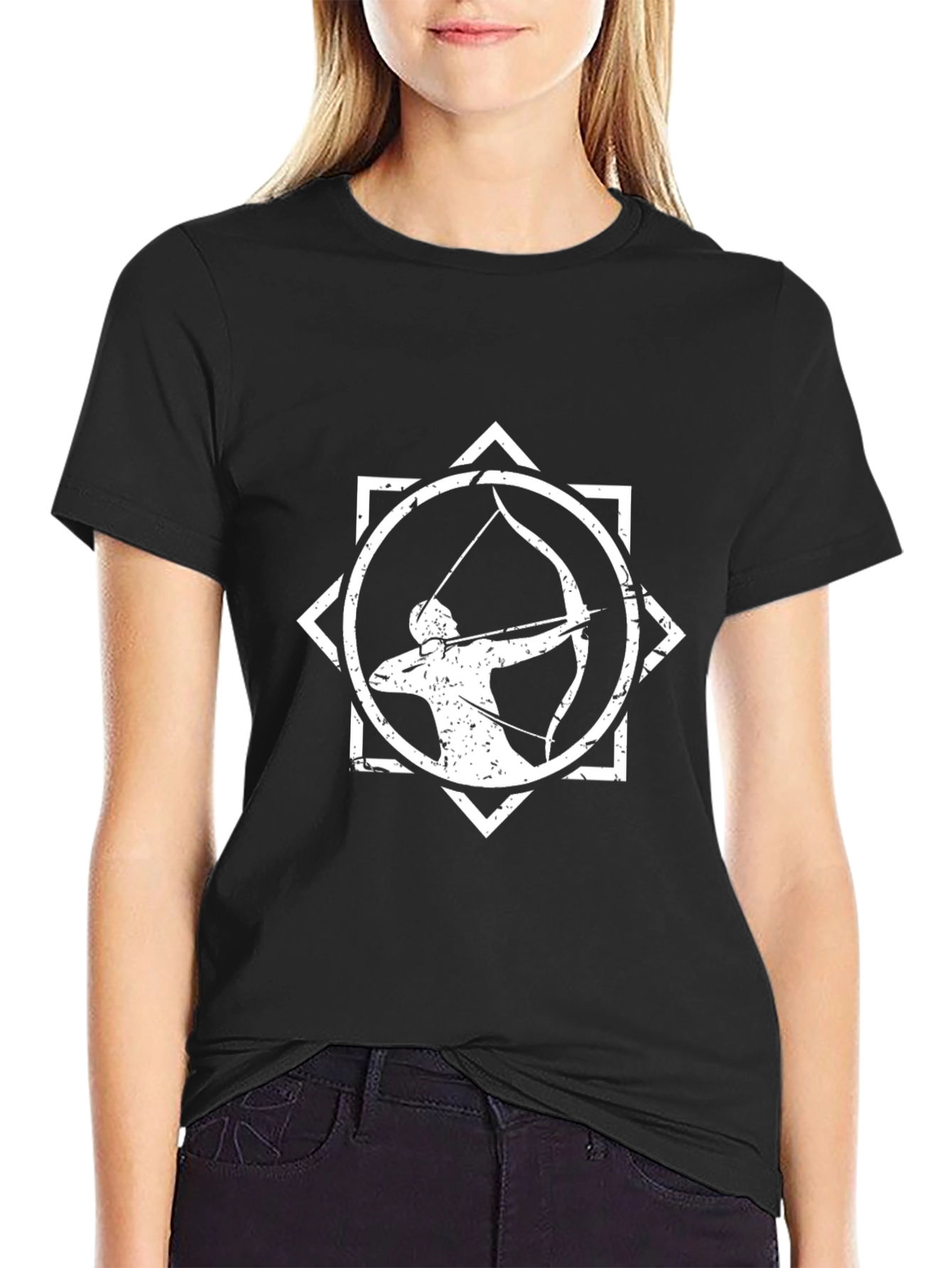 Archer Graphic T-Shirt - Distressed Design