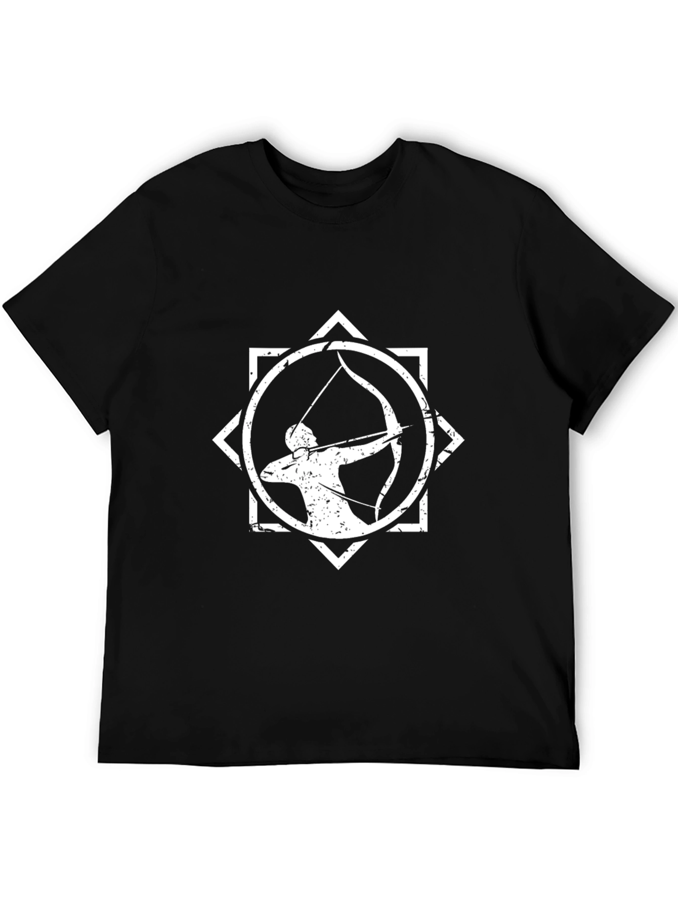 Archer Graphic T-Shirt - Distressed Design