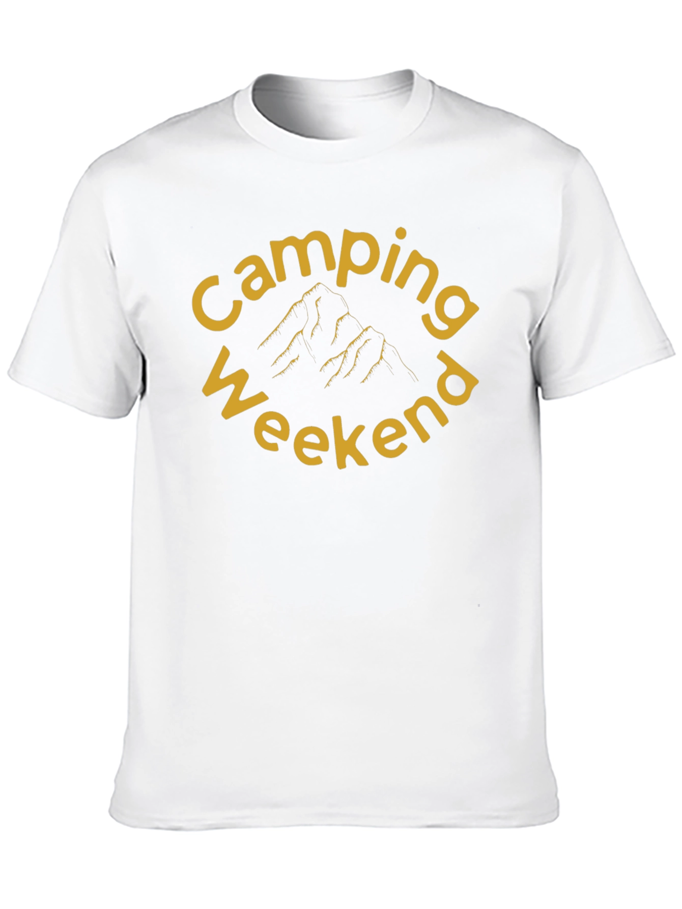 Camping Weekend Black T-Shirt
