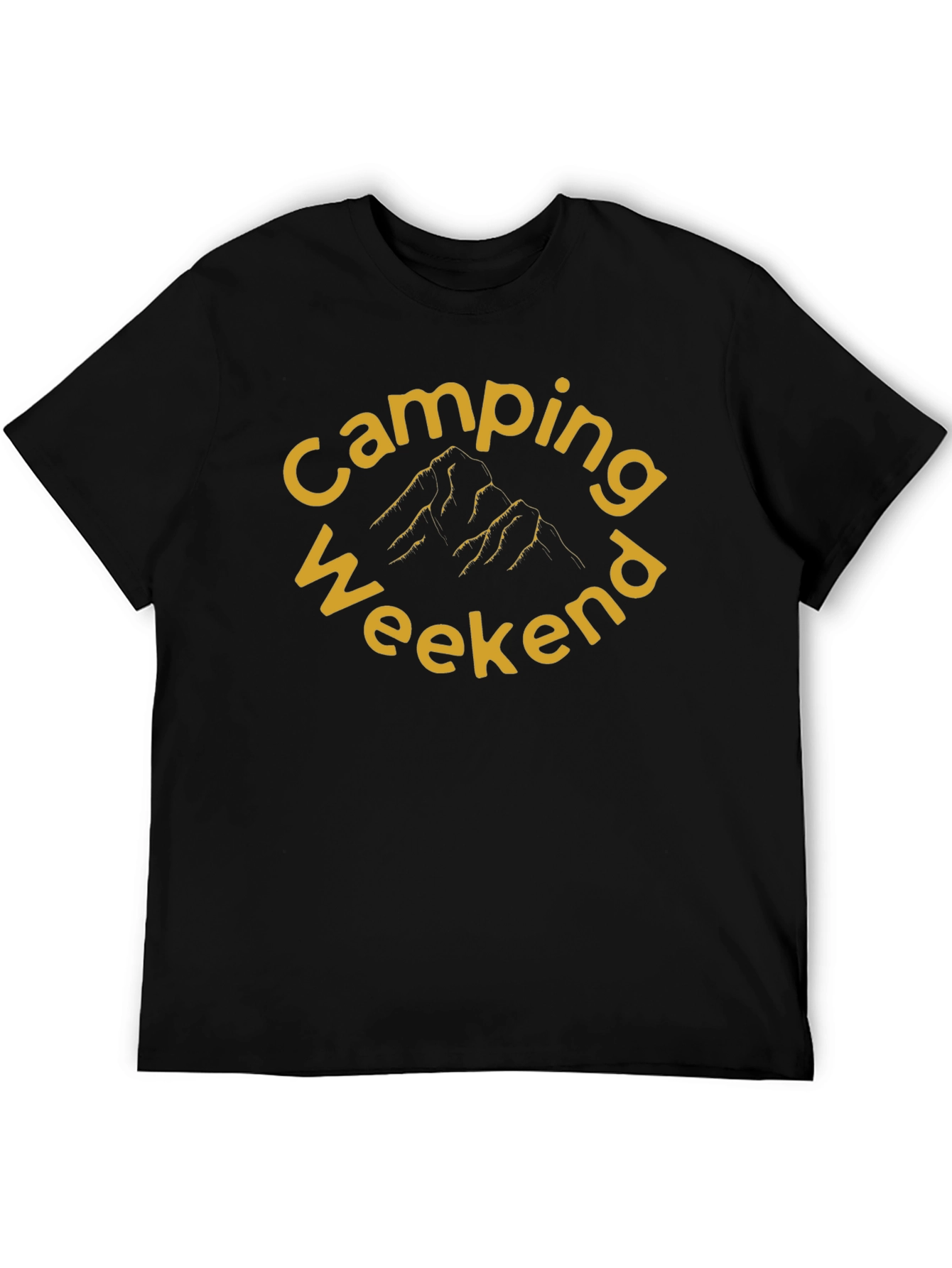 Camping Weekend Black T-Shirt