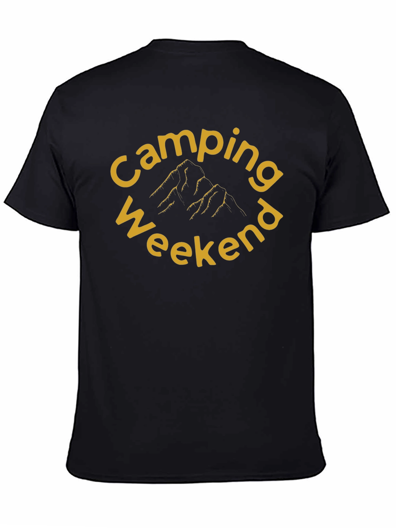 Camping Weekend Black T-Shirt