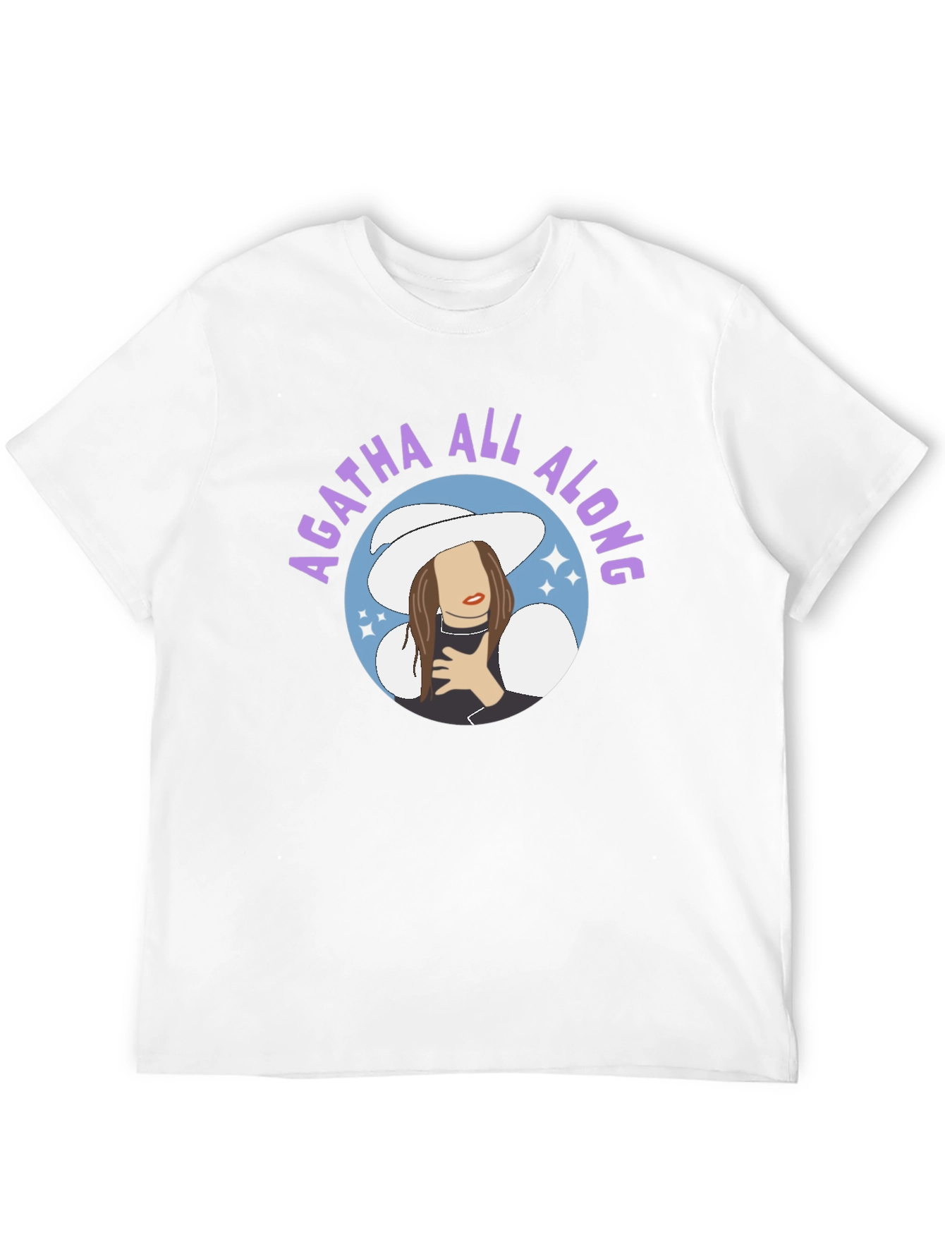 Agatha All Along Graphic Tee - Black Cotton Blend