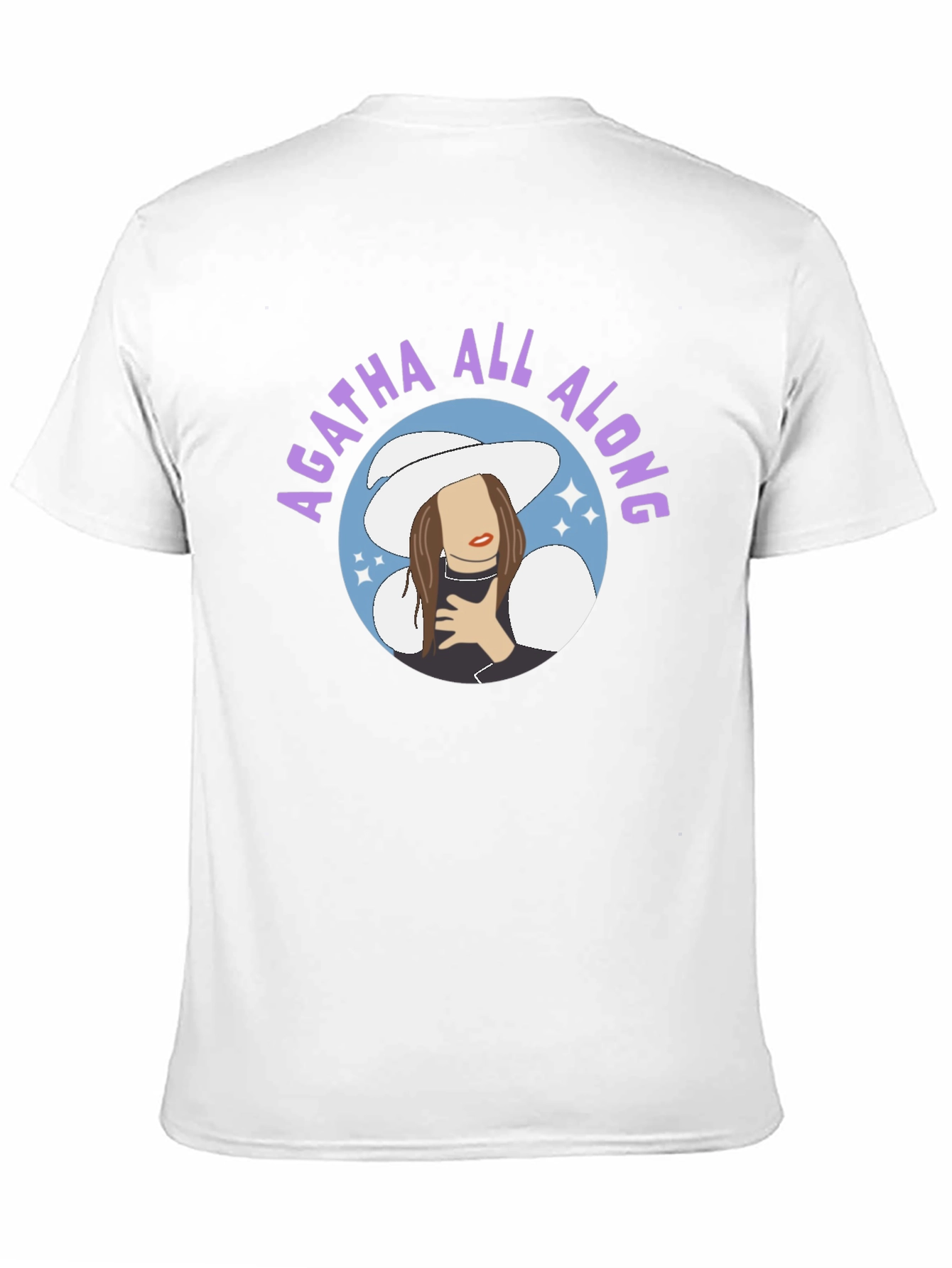 Agatha All Along Graphic Tee - Black Cotton Blend