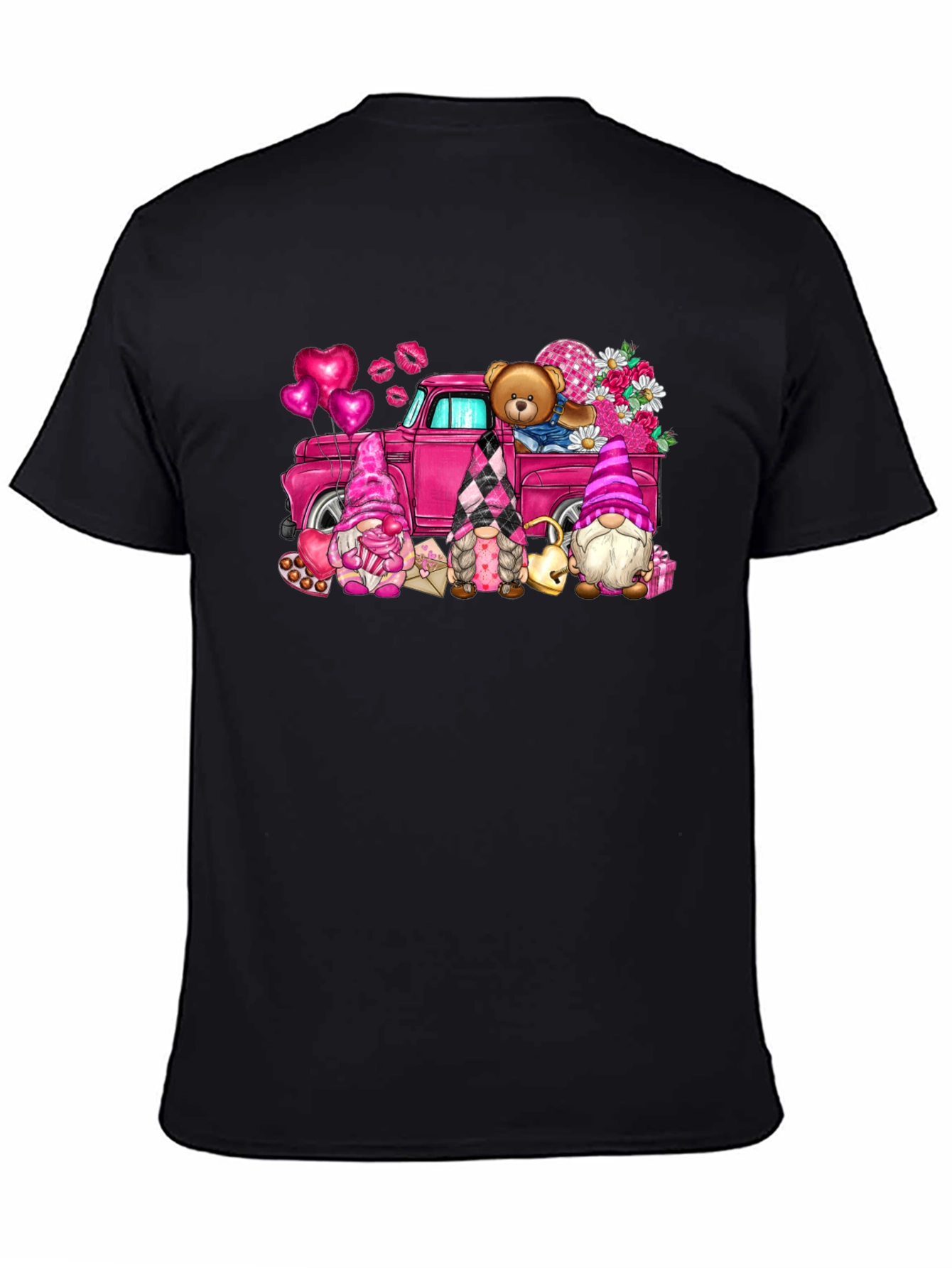 Valentines Day Gnomes Truck T-Shirt