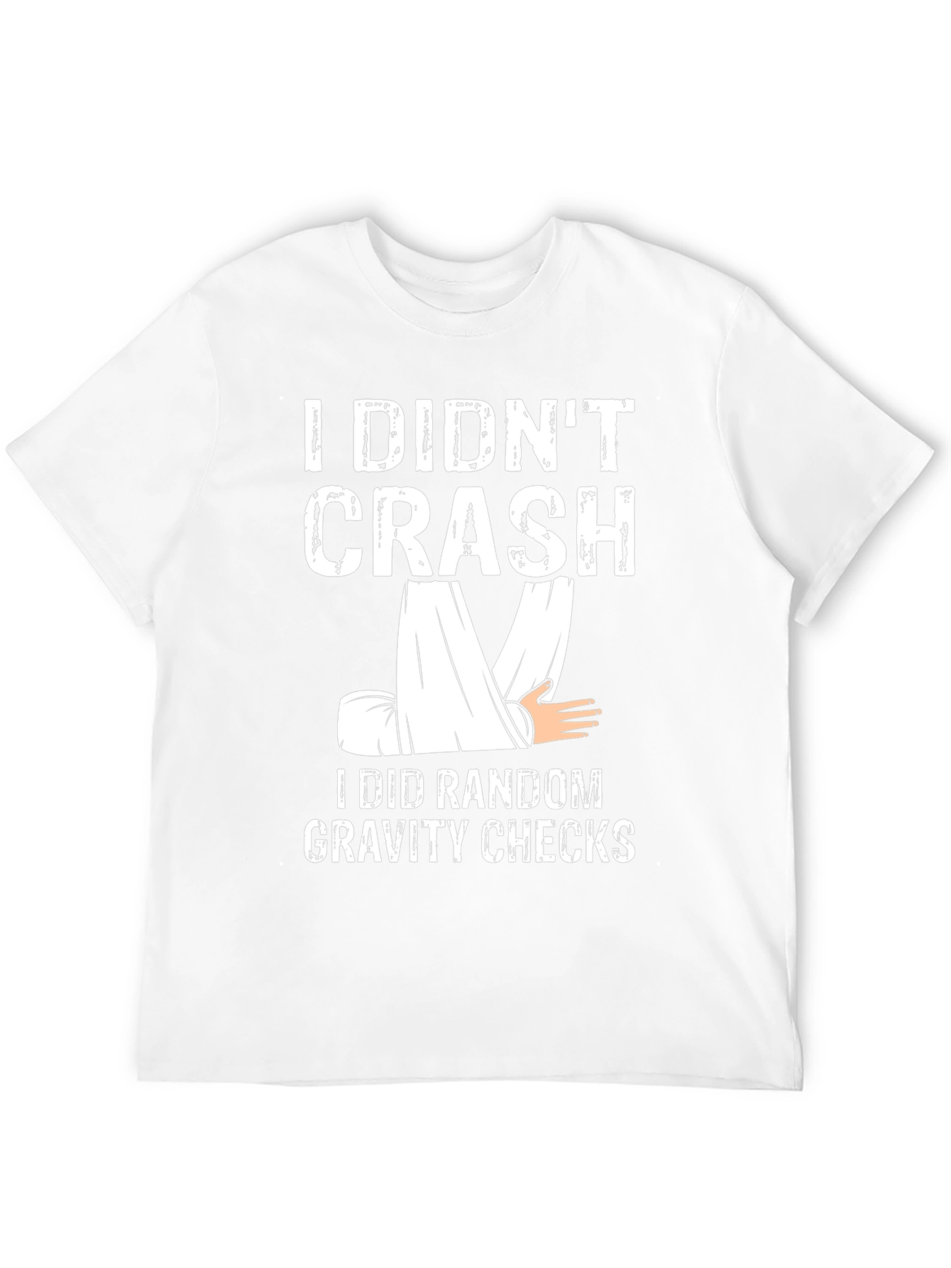 Gravity Checks T-Shirt Funny Stunt Tee
