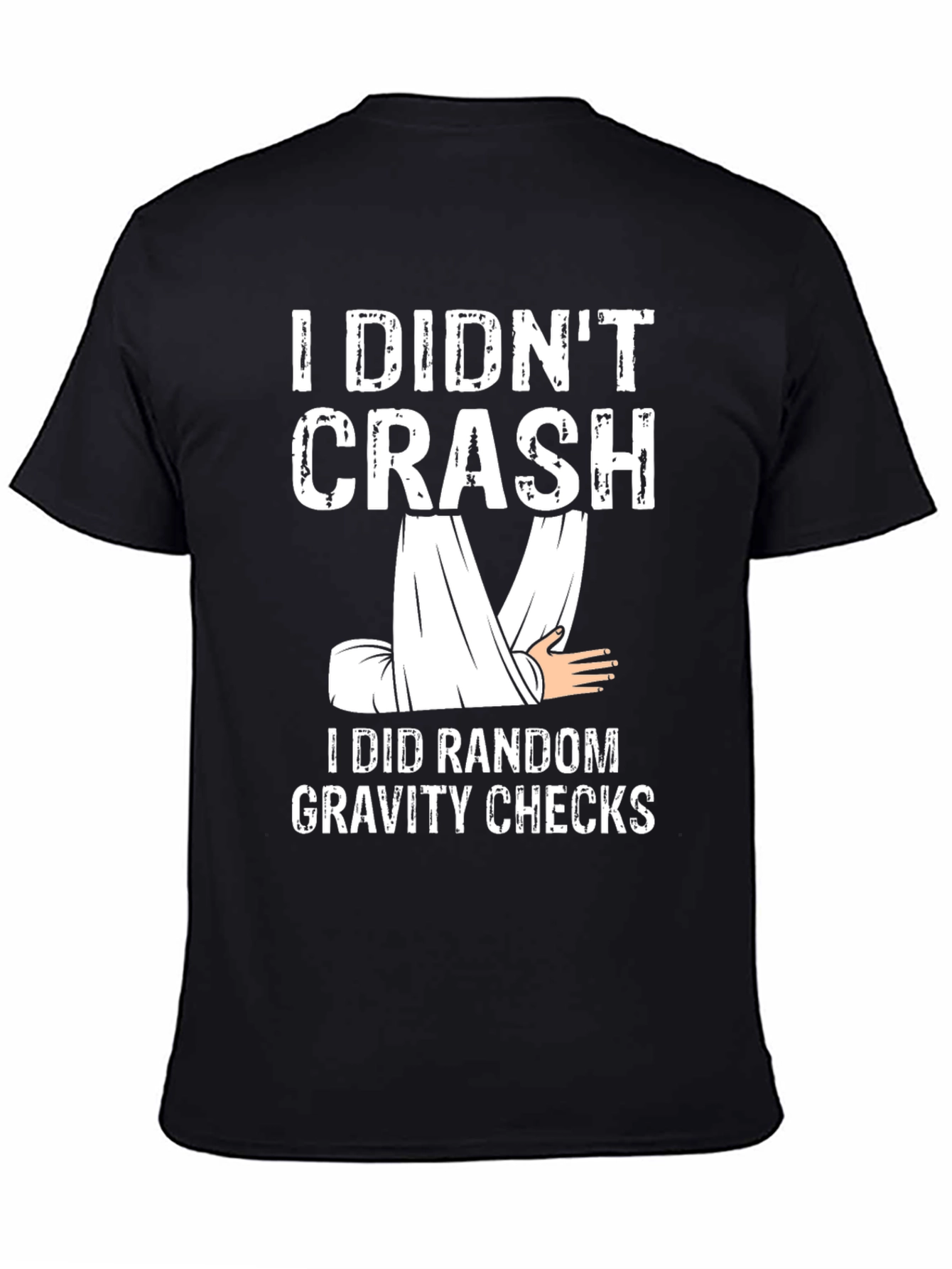 Gravity Checks T-Shirt Funny Stunt Tee