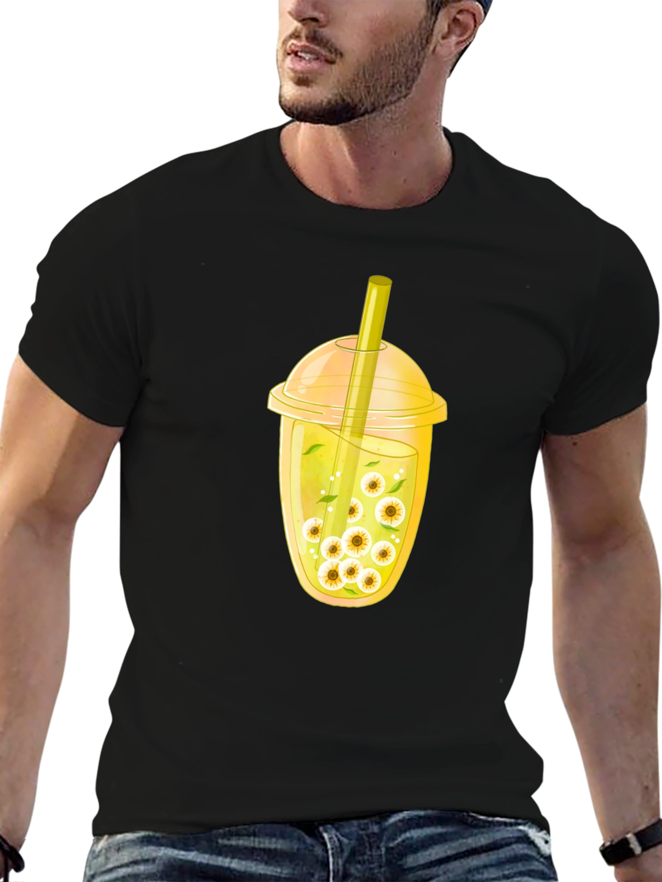 Eye See You Boba Tee - Spooky Fun!