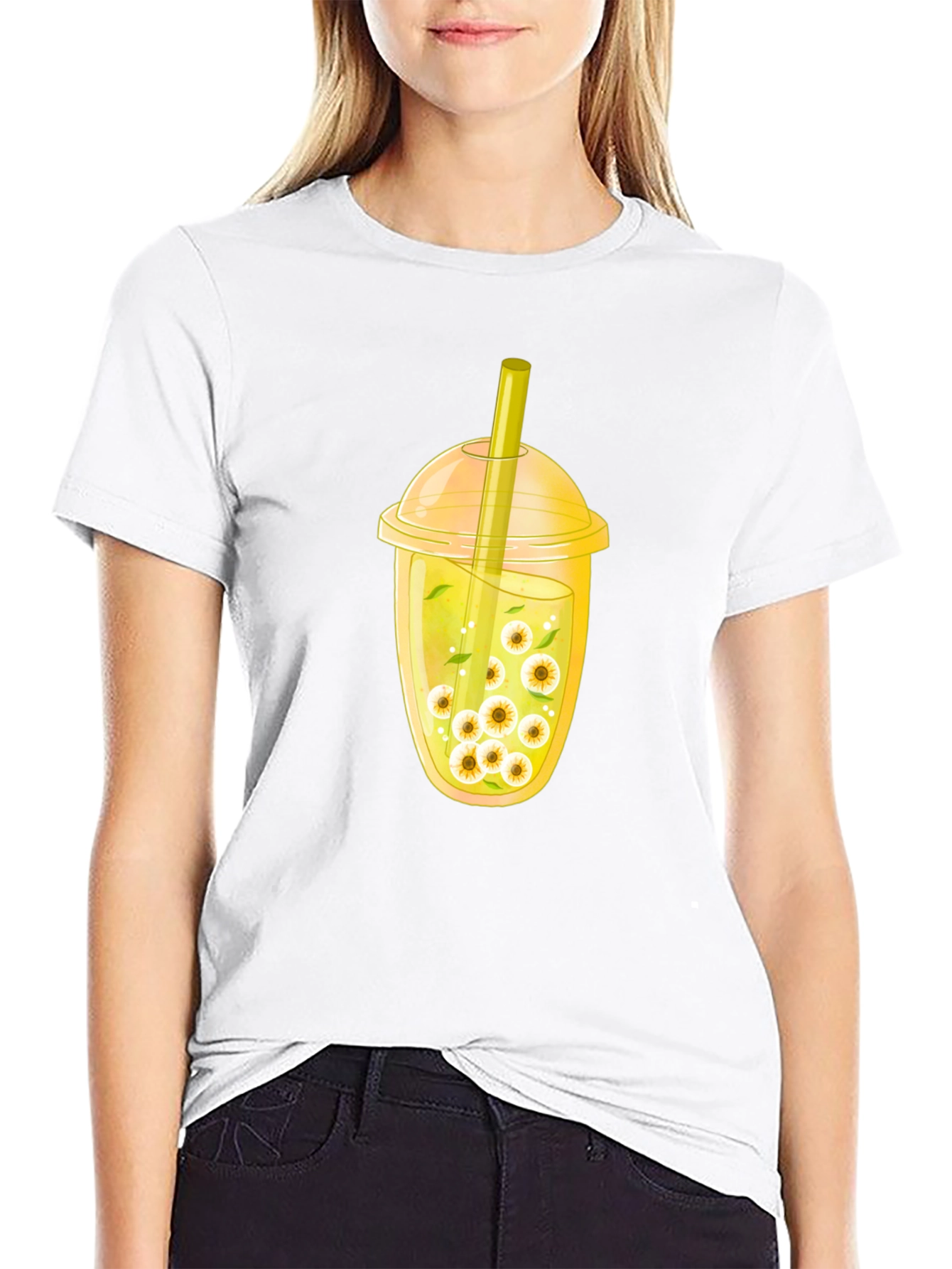 Eye See You Boba Tee - Spooky Fun!