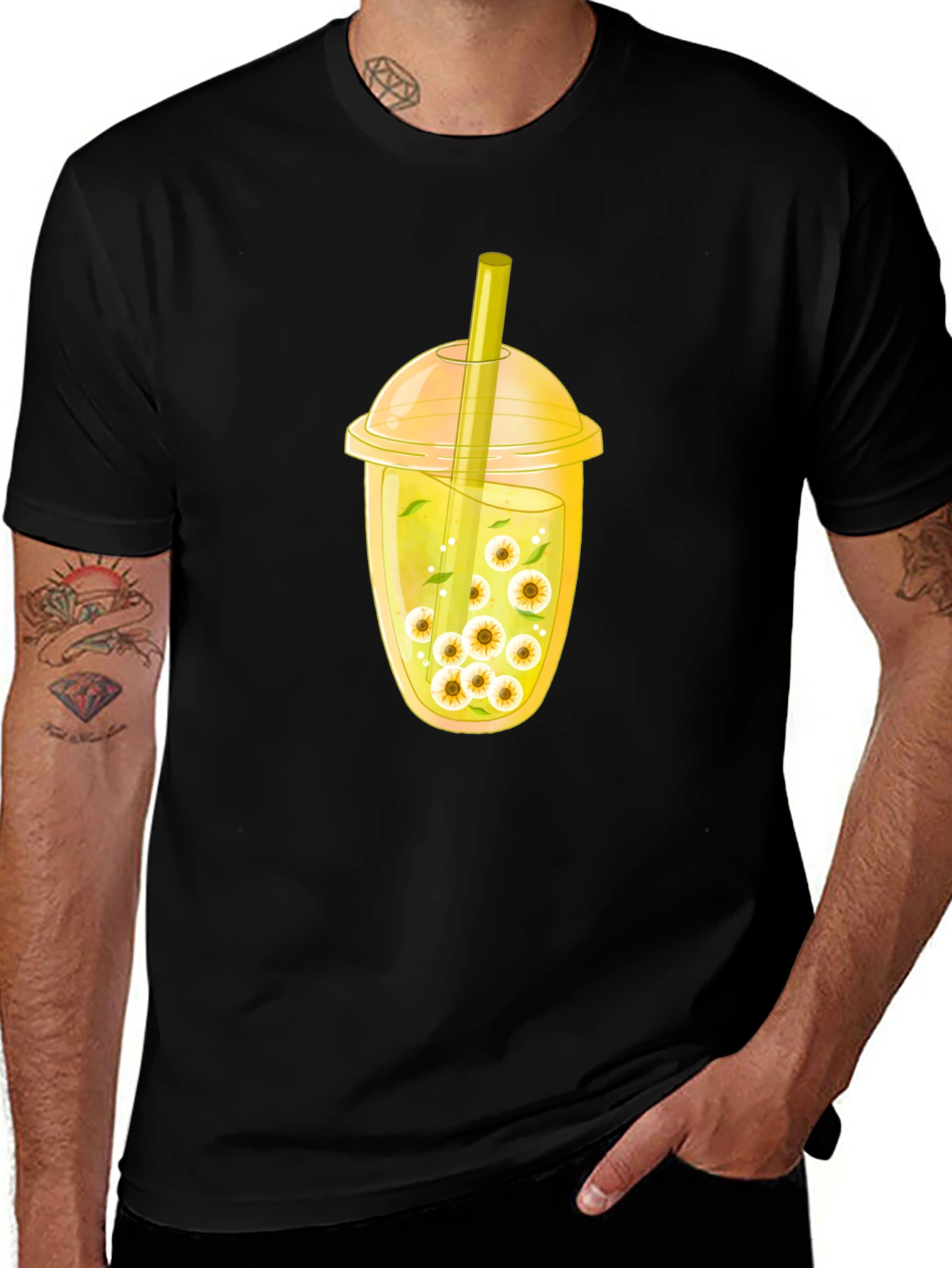 Eye See You Boba Tee - Spooky Fun!