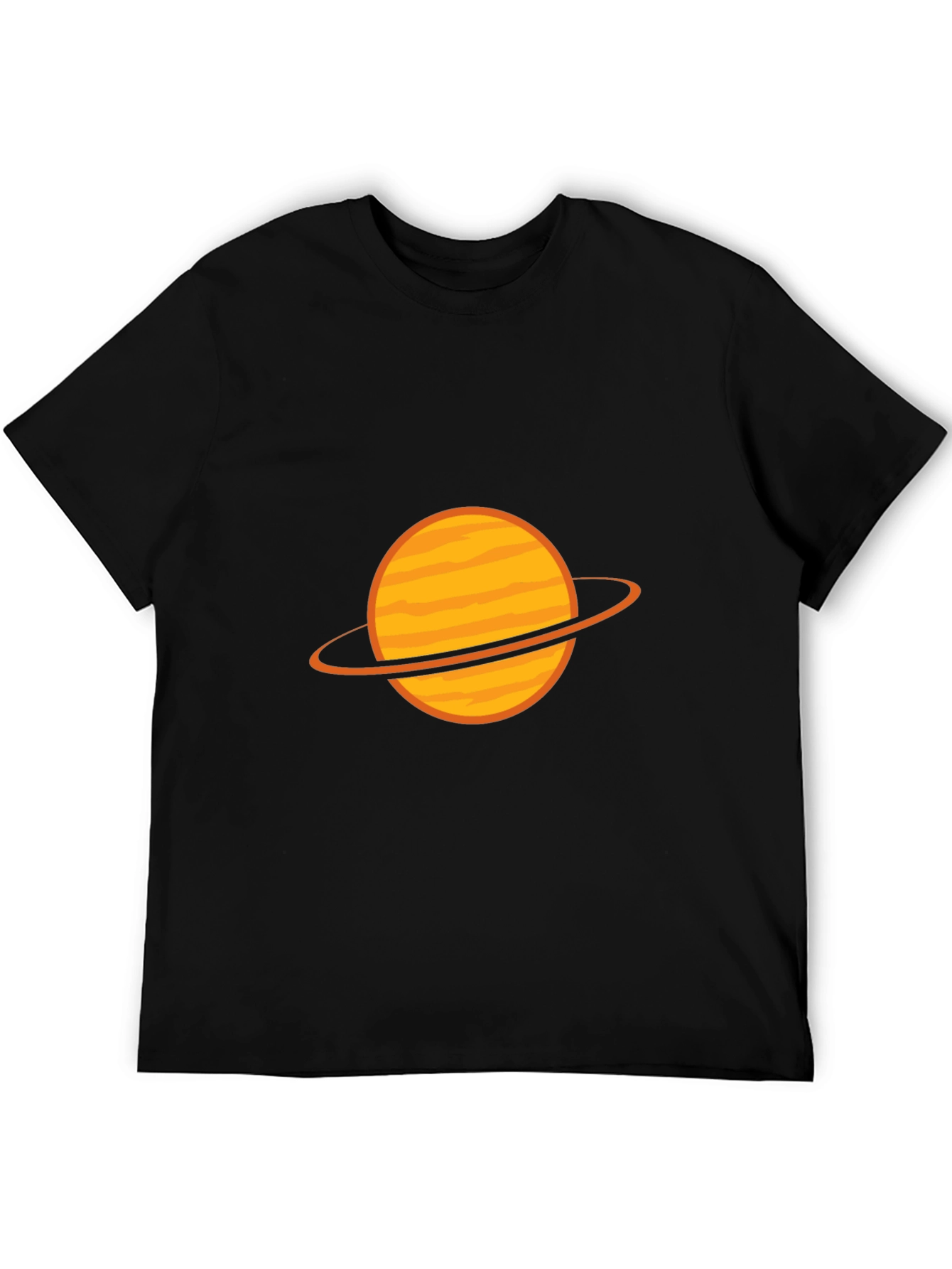 Planet Graphic Black T-Shirt - Trendy Space Tee