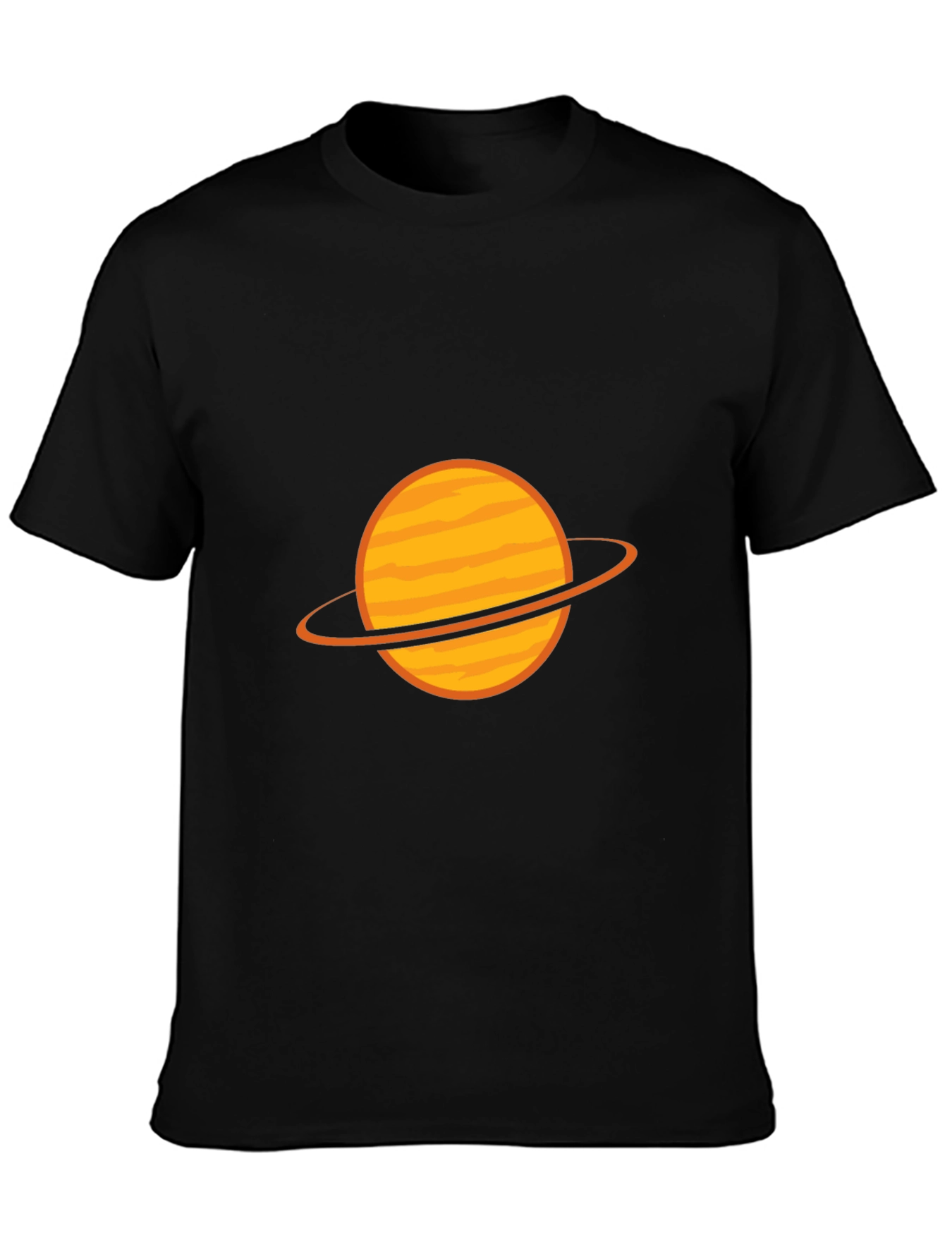 Planet Graphic Black T-Shirt - Trendy Space Tee