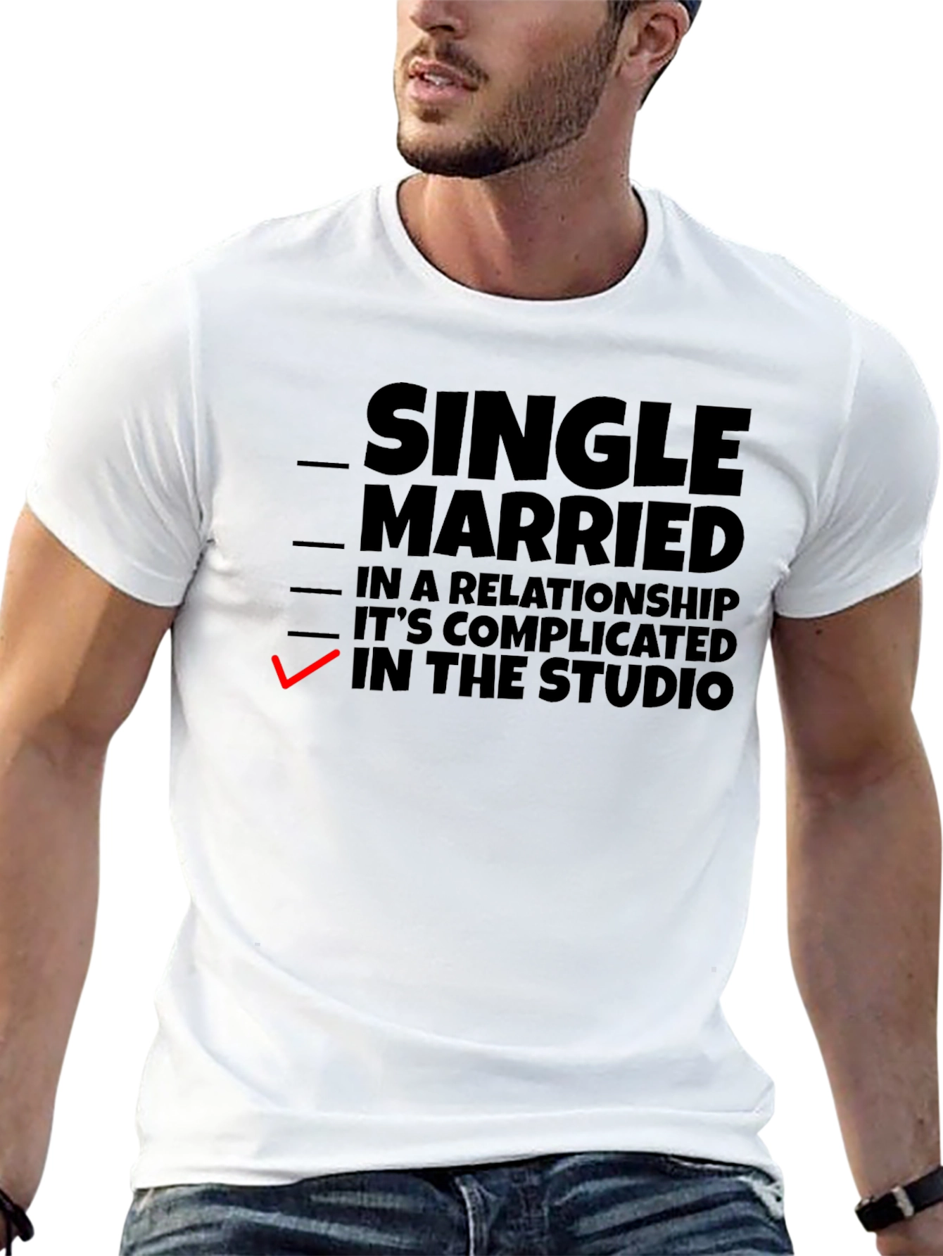 Complicated In The Studio Graphic Tee