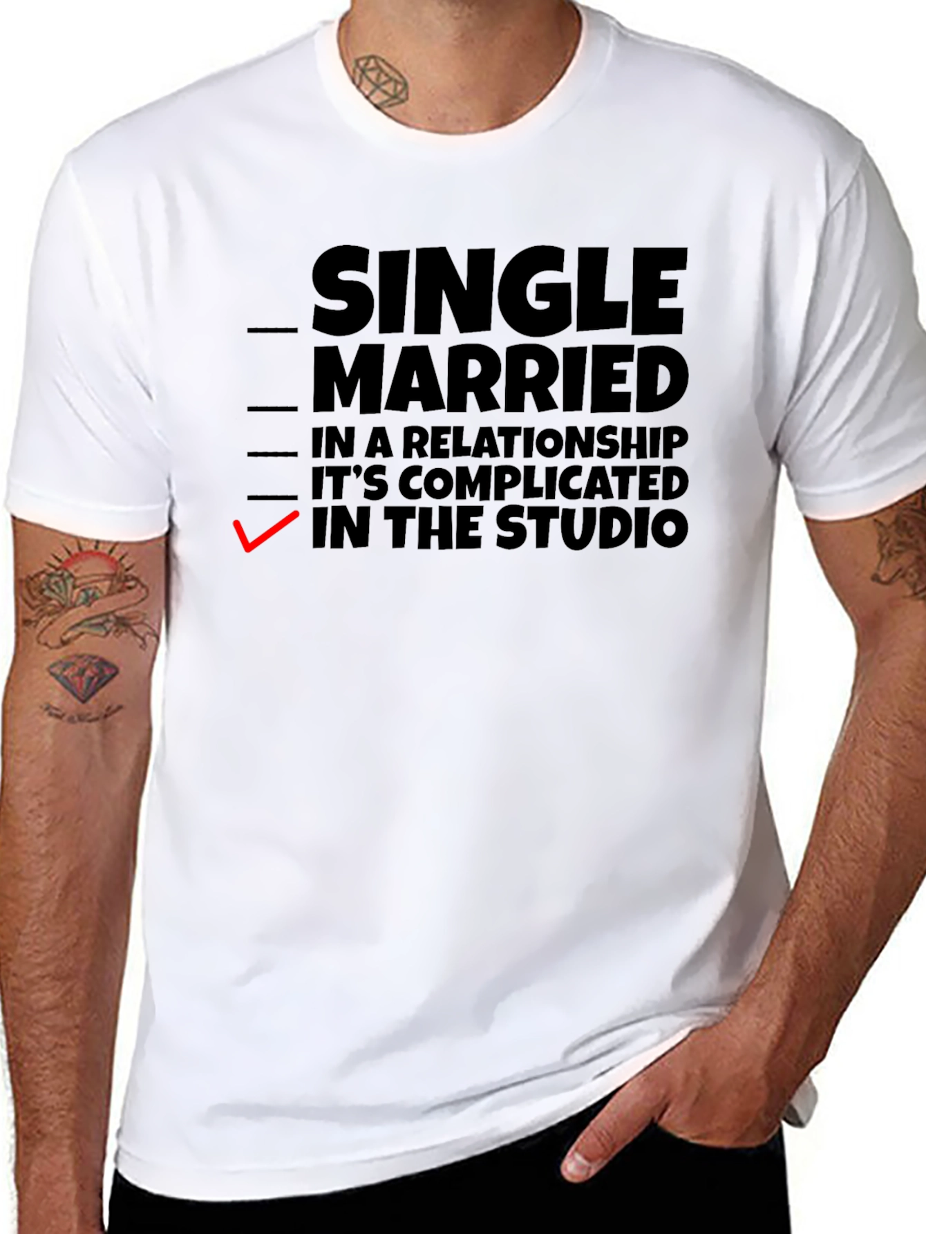 Complicated In The Studio Graphic Tee