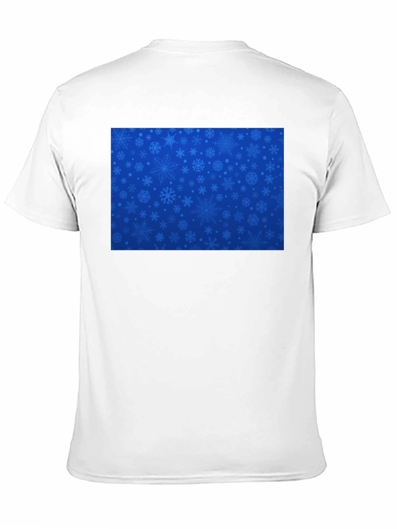 Snowflake Pattern T-Shirt - Stylish Holiday Apparel