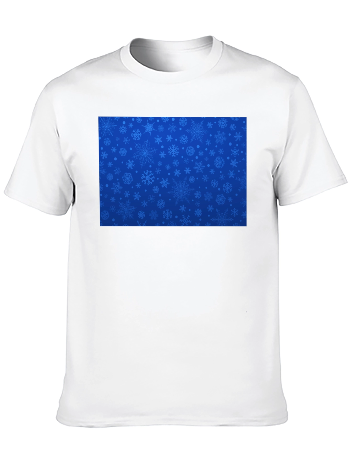 Snowflake Pattern T-Shirt - Stylish Holiday Apparel